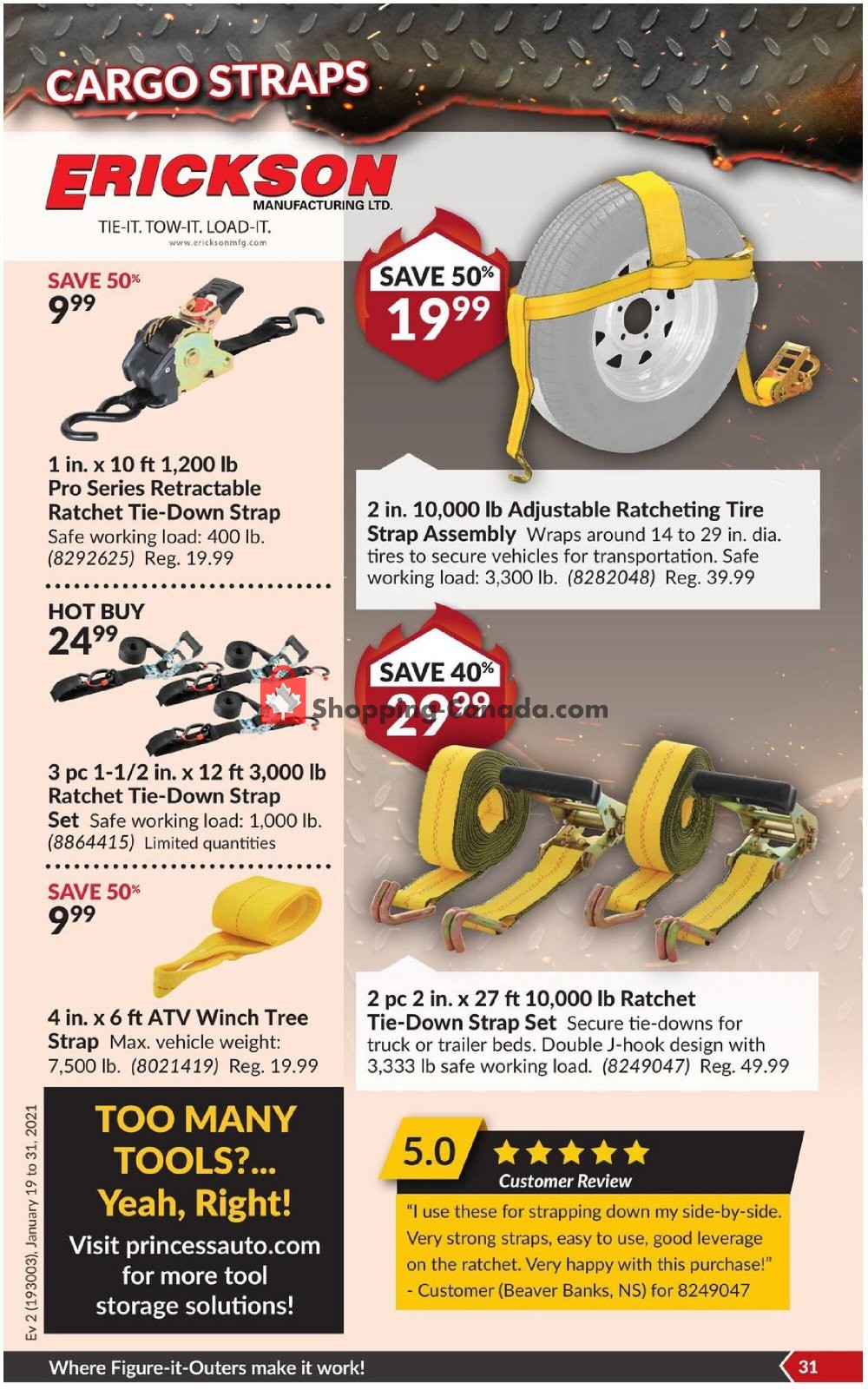 Princess Auto flyer from Tuesday January 19, 2021 to Sunday January 31, 2021 - page 37