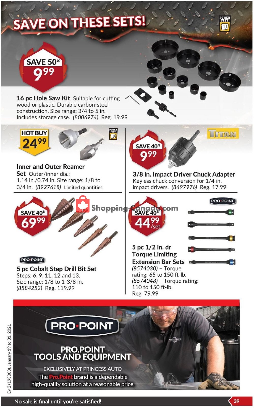 Princess Auto flyer from Tuesday January 19, 2021 to Sunday January 31, 2021 - page 45