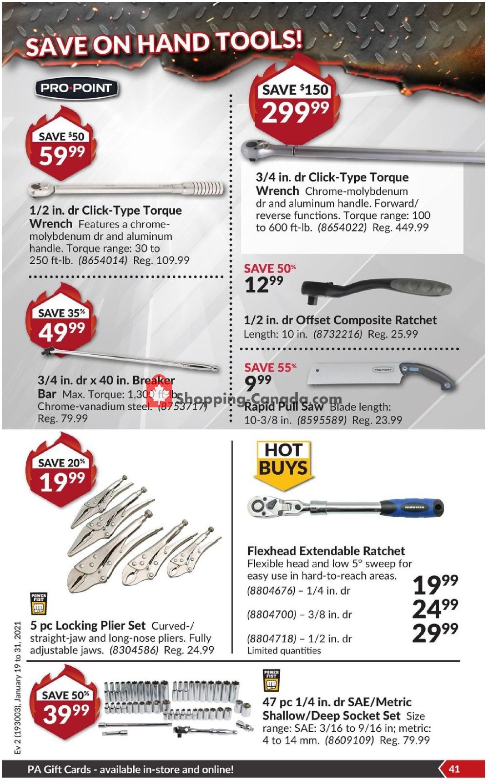 Princess Auto flyer from Tuesday January 19, 2021 to Sunday January 31, 2021 - page 47