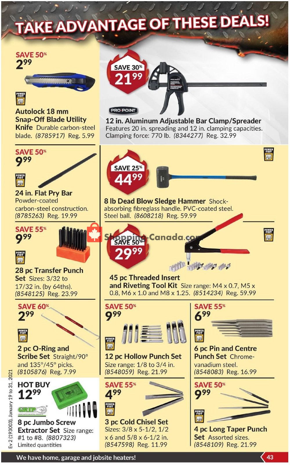 Princess Auto flyer from Tuesday January 19, 2021 to Sunday January 31, 2021 - page 49