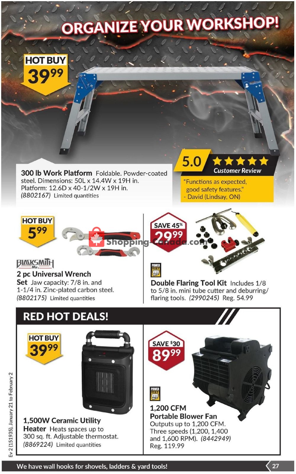 Princess Auto flyer from Tuesday January 21, 2020 to Sunday February 2, 2020 - page 29