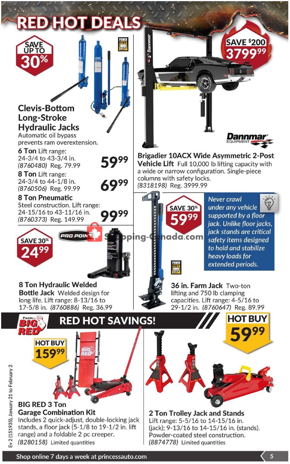Princess Auto flyer from Tuesday January 21, 2020 to Sunday February 2, 2020 - page 7