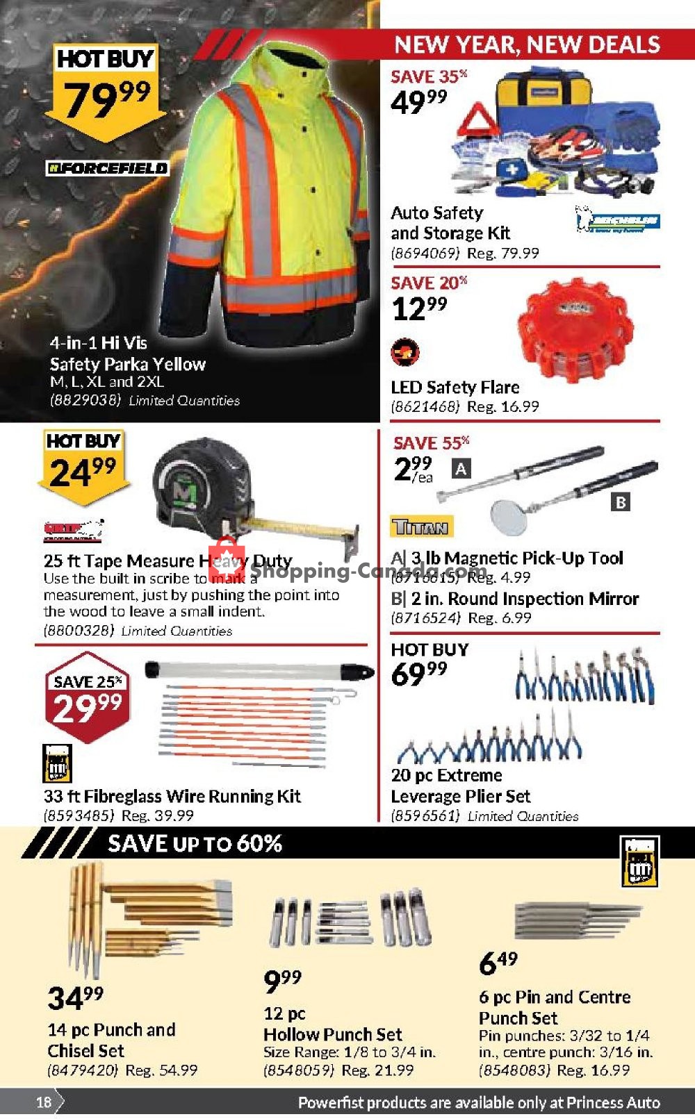 Princess Auto flyer from Tuesday January 8, 2019 to Sunday January 20, 2019 - page 18