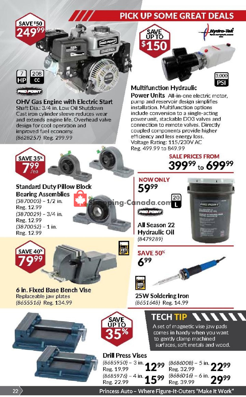 Princess Auto flyer from Tuesday January 8, 2019 to Sunday January 20, 2019 - page 22
