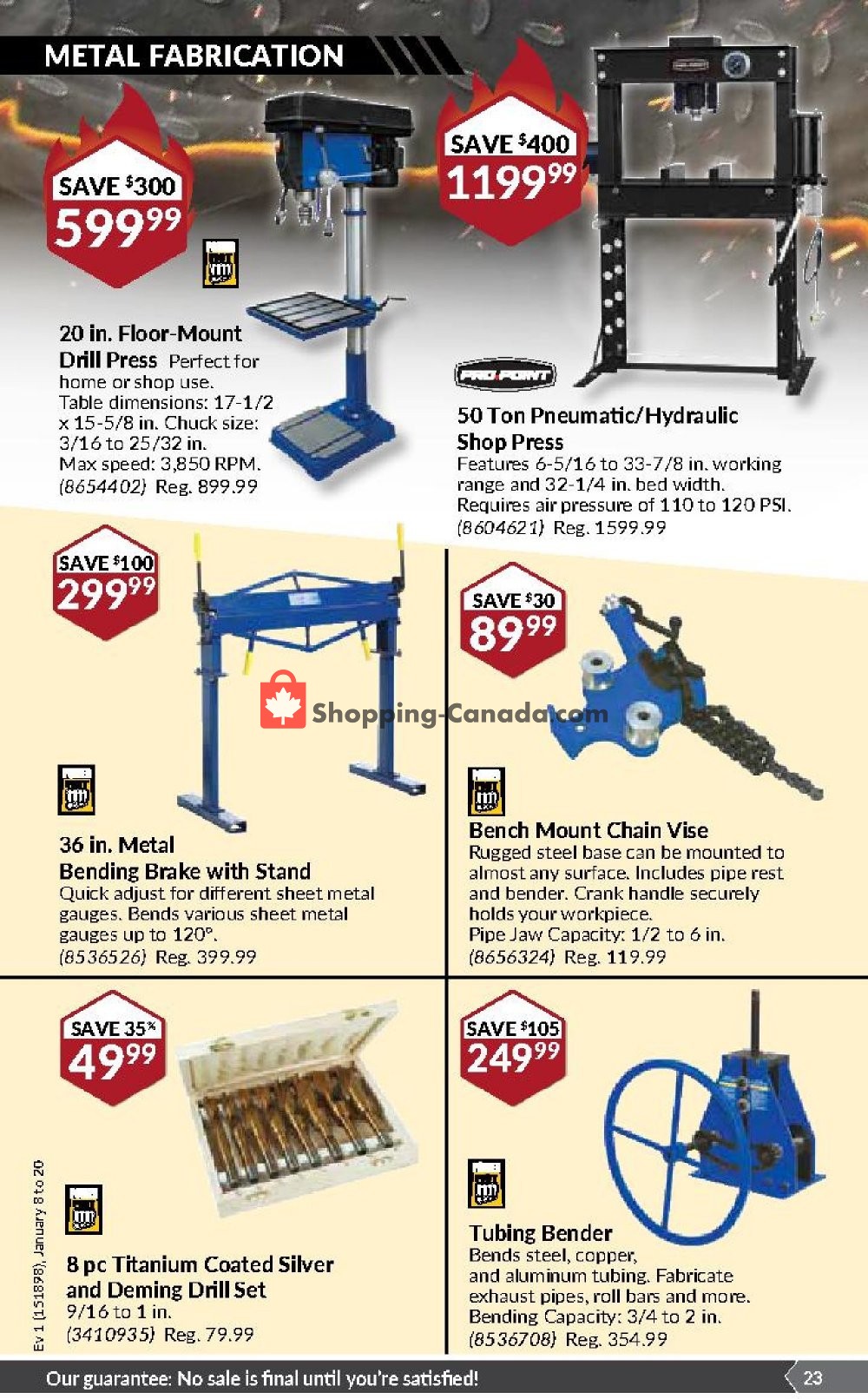 Princess Auto flyer from Tuesday January 8, 2019 to Sunday January 20, 2019 - page 23