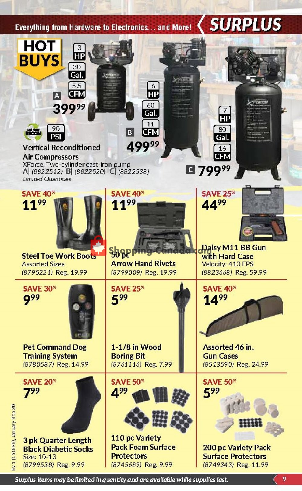 Princess Auto flyer from Tuesday January 8, 2019 to Sunday January 20, 2019 - page 9