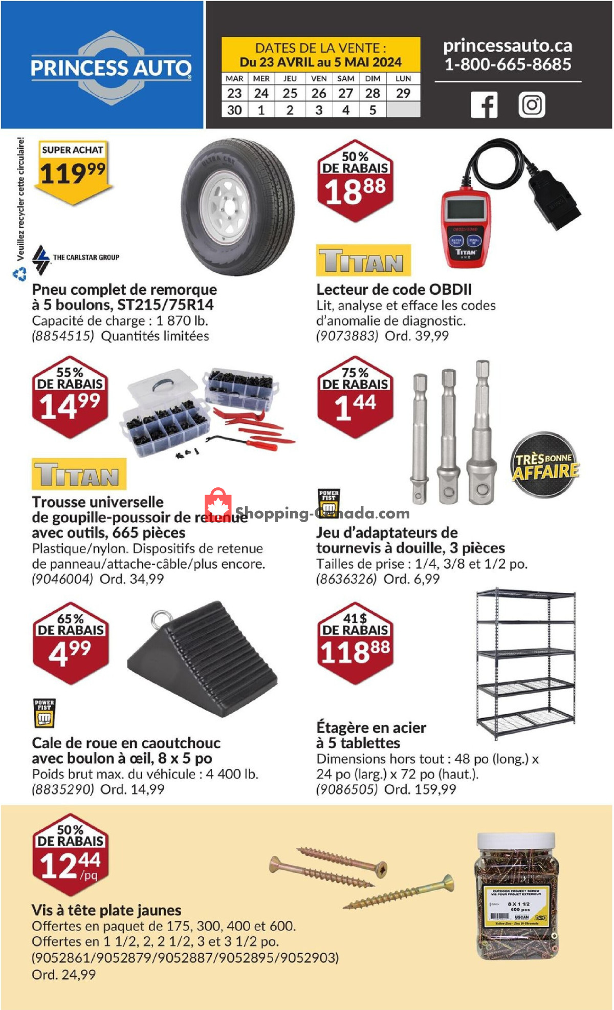 Princess Auto flyer from Tuesday April 23, 2024 to Sunday May 5, 2024 - page 2