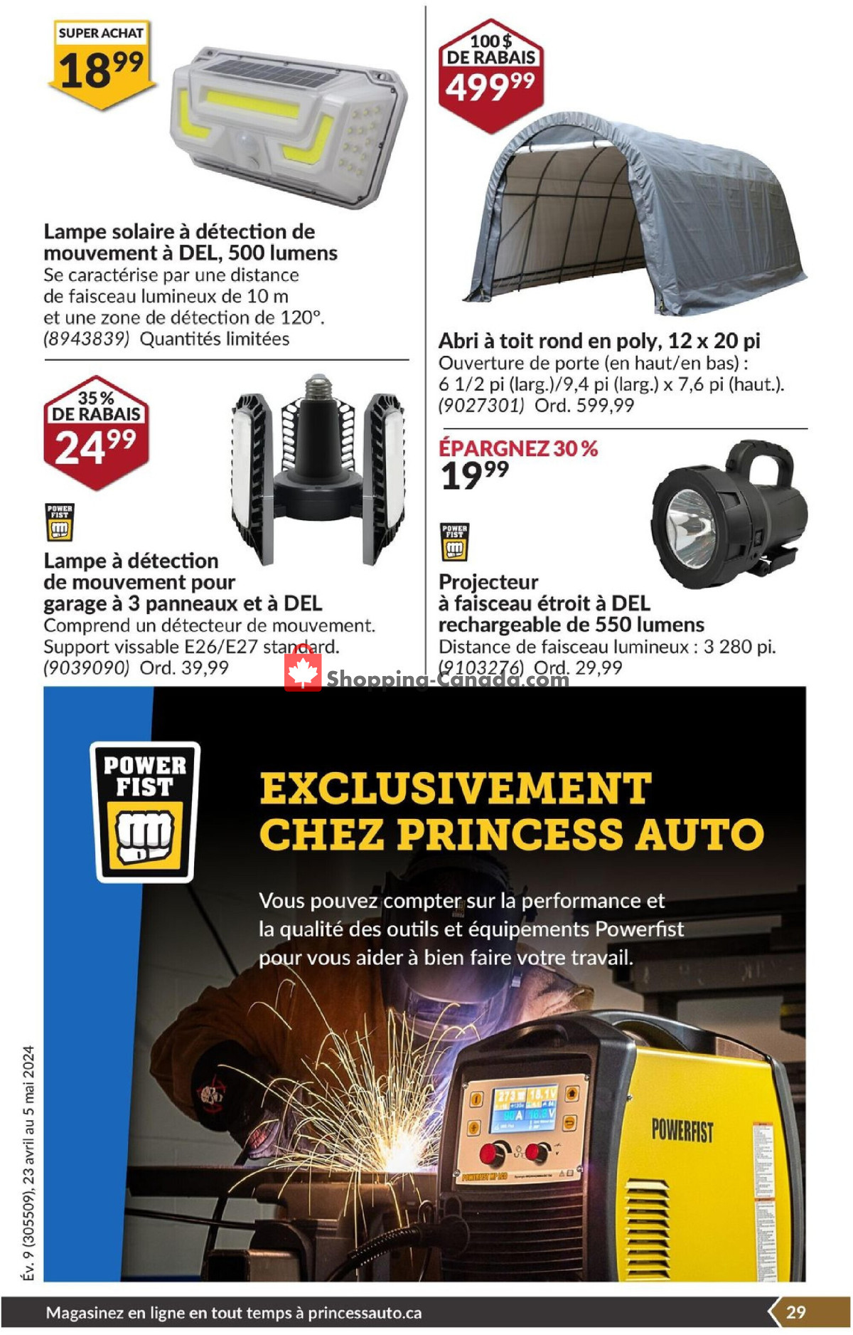 Princess Auto flyer from Tuesday April 23, 2024 to Sunday May 5, 2024 - page 34