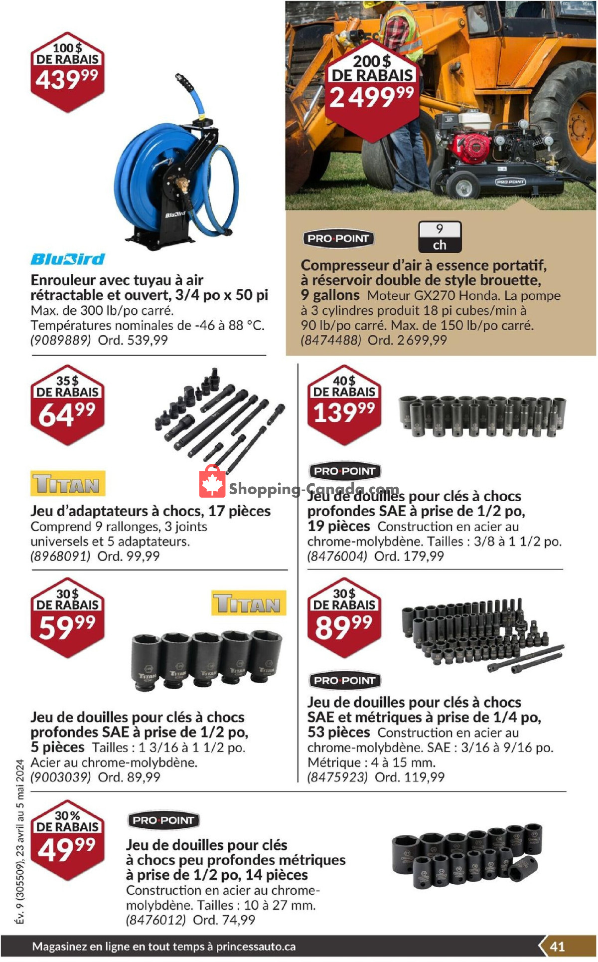 Princess Auto flyer from Tuesday April 23, 2024 to Sunday May 5, 2024 - page 46