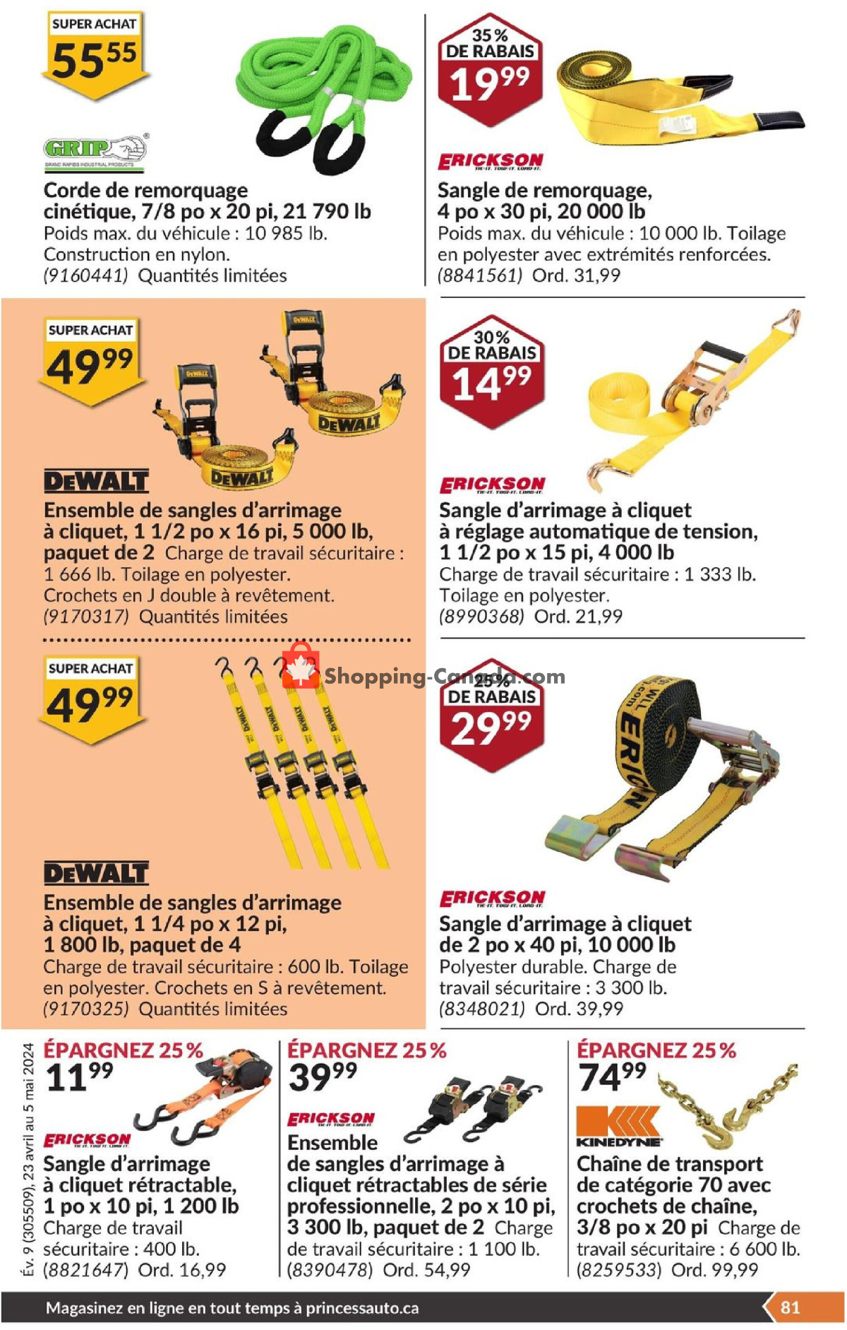 Princess Auto flyer from Tuesday April 23, 2024 to Sunday May 5, 2024 - page 86