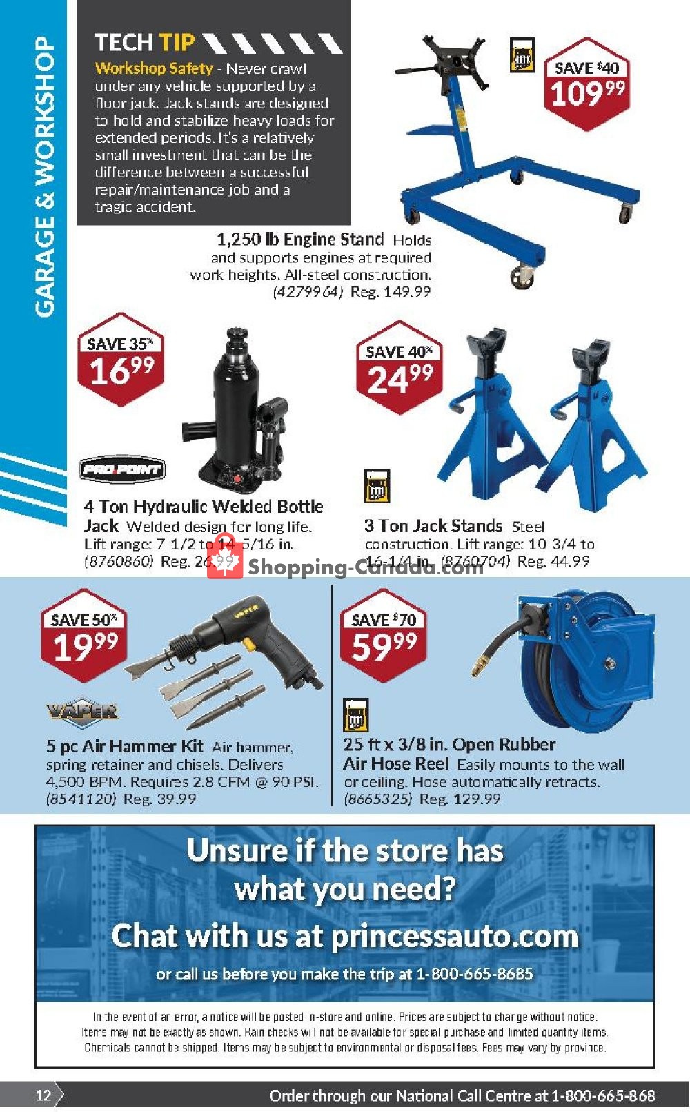 Princess Auto flyer from Tuesday August 6, 2019 to Sunday August 18, 2019 - page 12