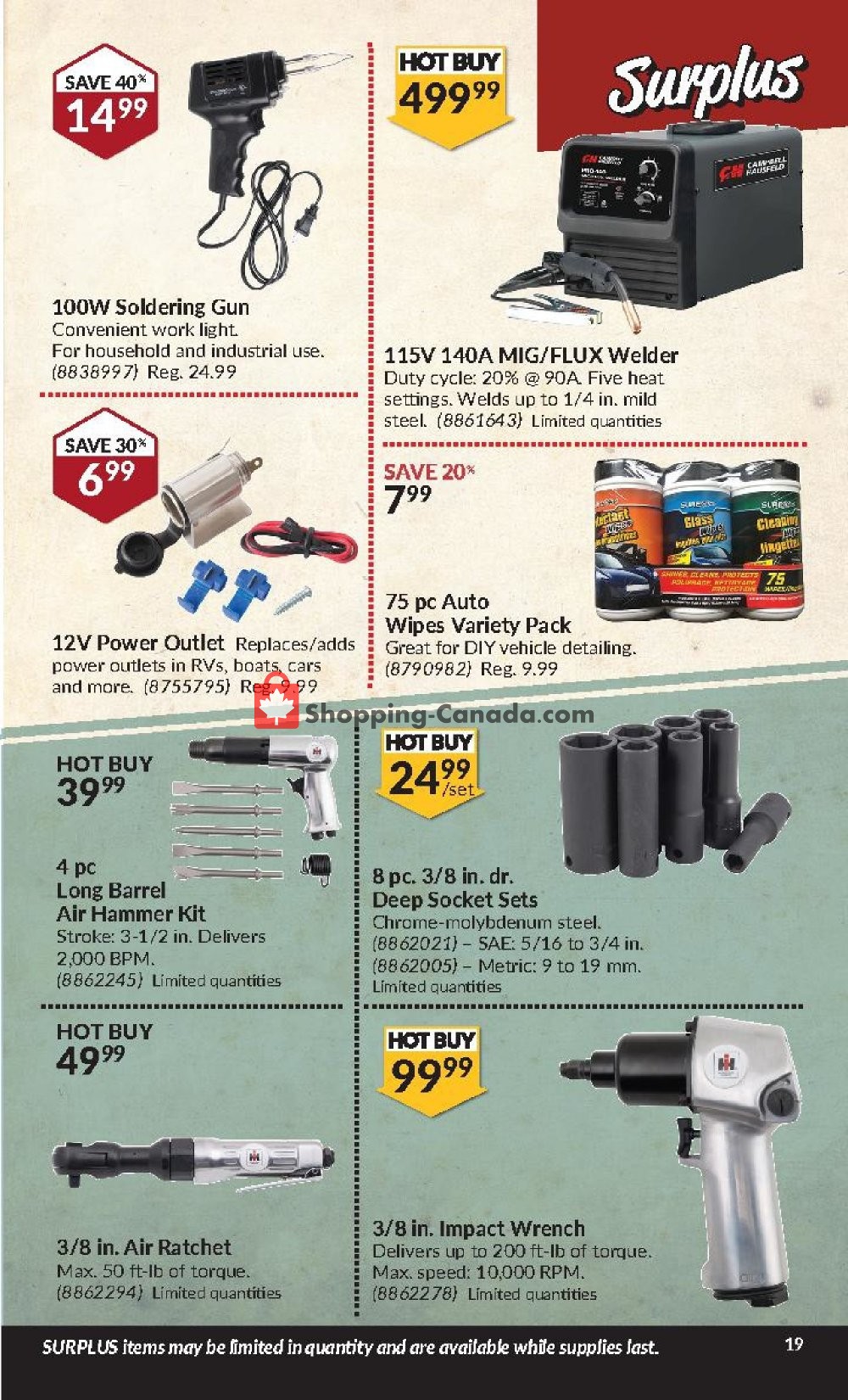 Princess Auto flyer from Tuesday August 6, 2019 to Sunday August 18, 2019 - page 19