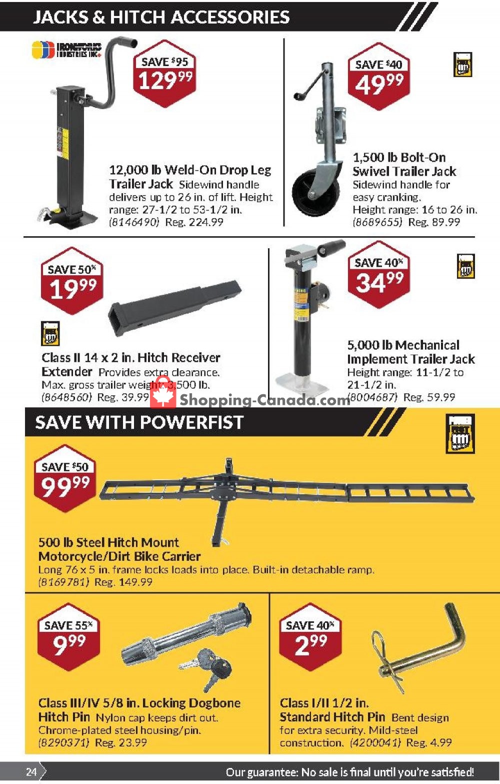 Princess Auto flyer from Tuesday August 6, 2019 to Sunday August 18, 2019 - page 24