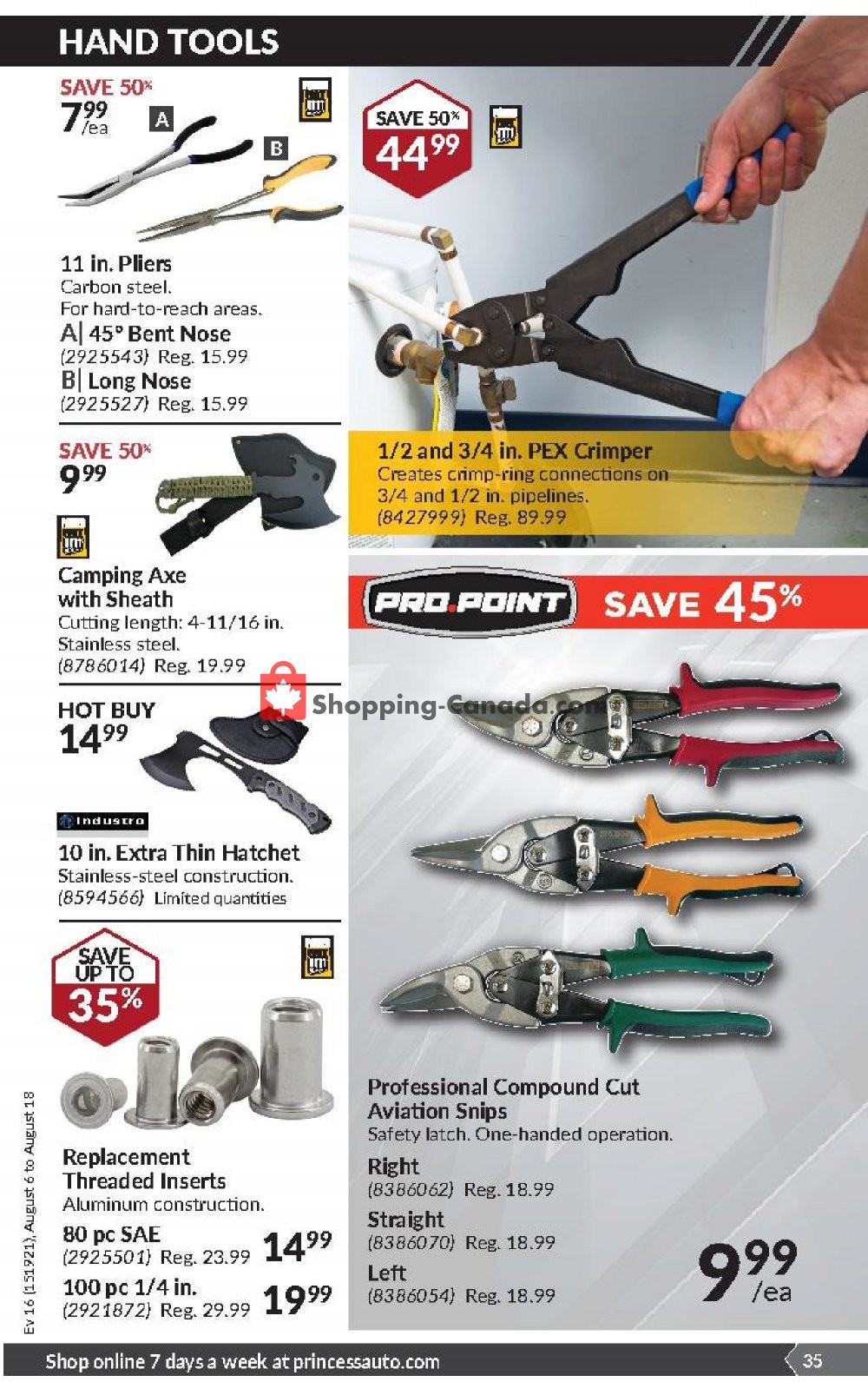 Princess Auto flyer from Tuesday August 6, 2019 to Sunday August 18, 2019 - page 35