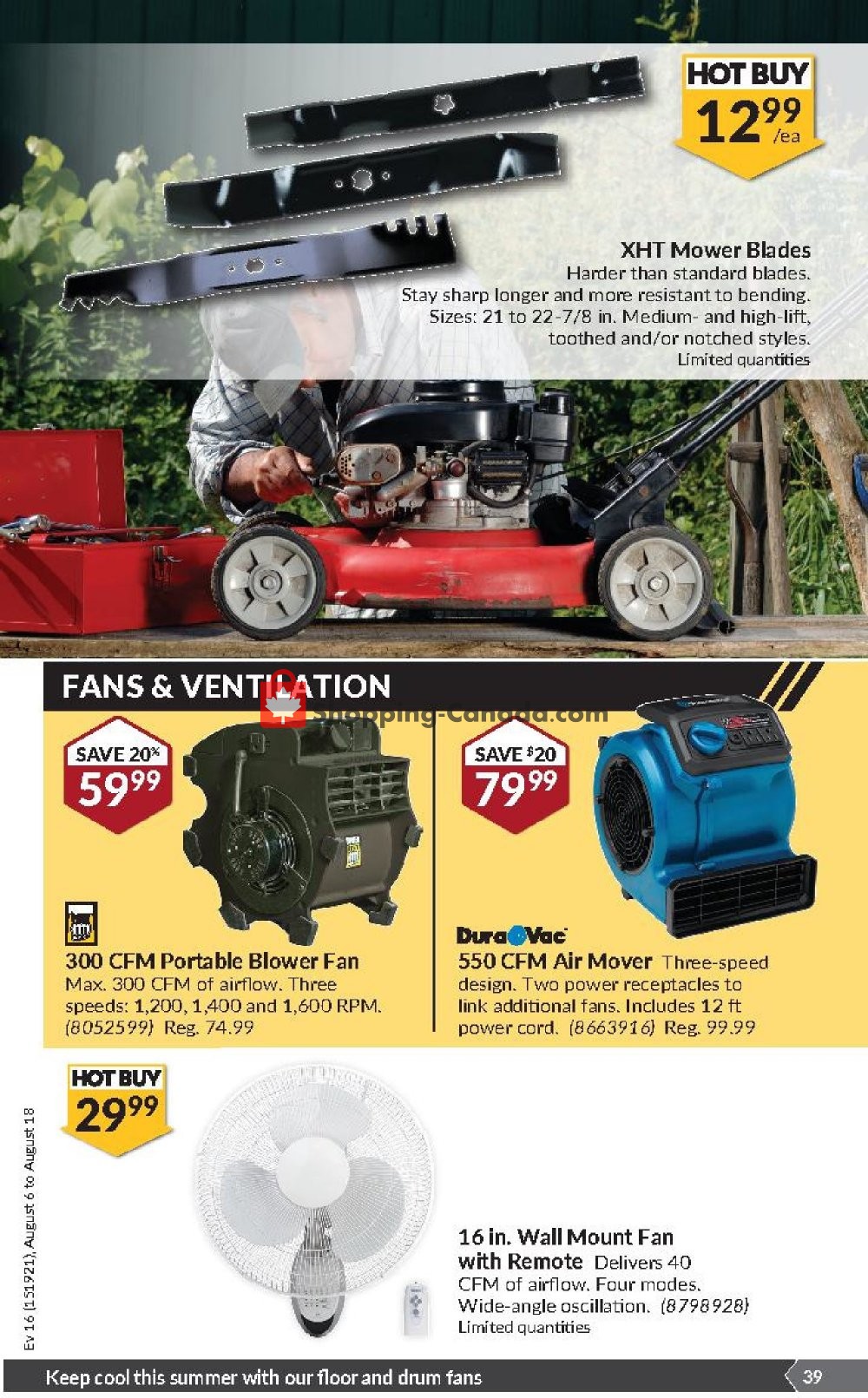 Princess Auto flyer from Tuesday August 6, 2019 to Sunday August 18, 2019 - page 39