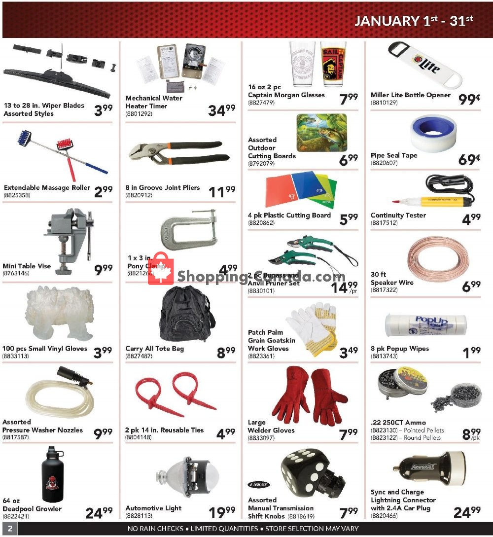 Princess Auto flyer from Tuesday January 1, 2019 to Thursday January 31, 2019 - page 2