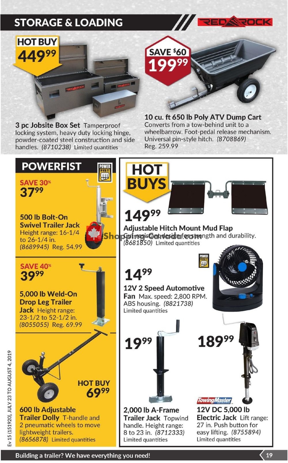 Princess Auto flyer from Tuesday July 23, 2019 to Sunday August 4, 2019 - page 20