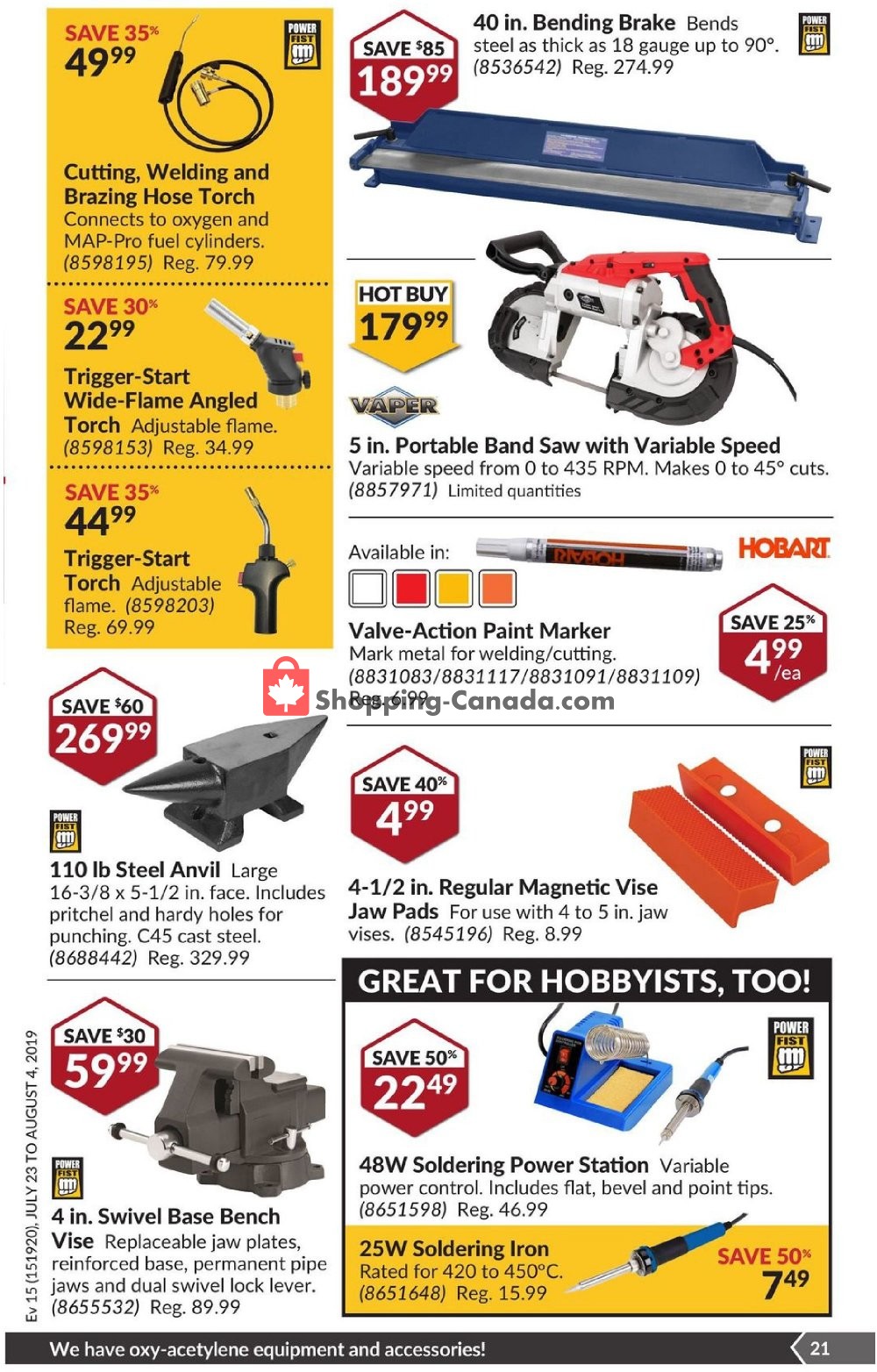 Princess Auto flyer from Tuesday July 23, 2019 to Sunday August 4, 2019 - page 22