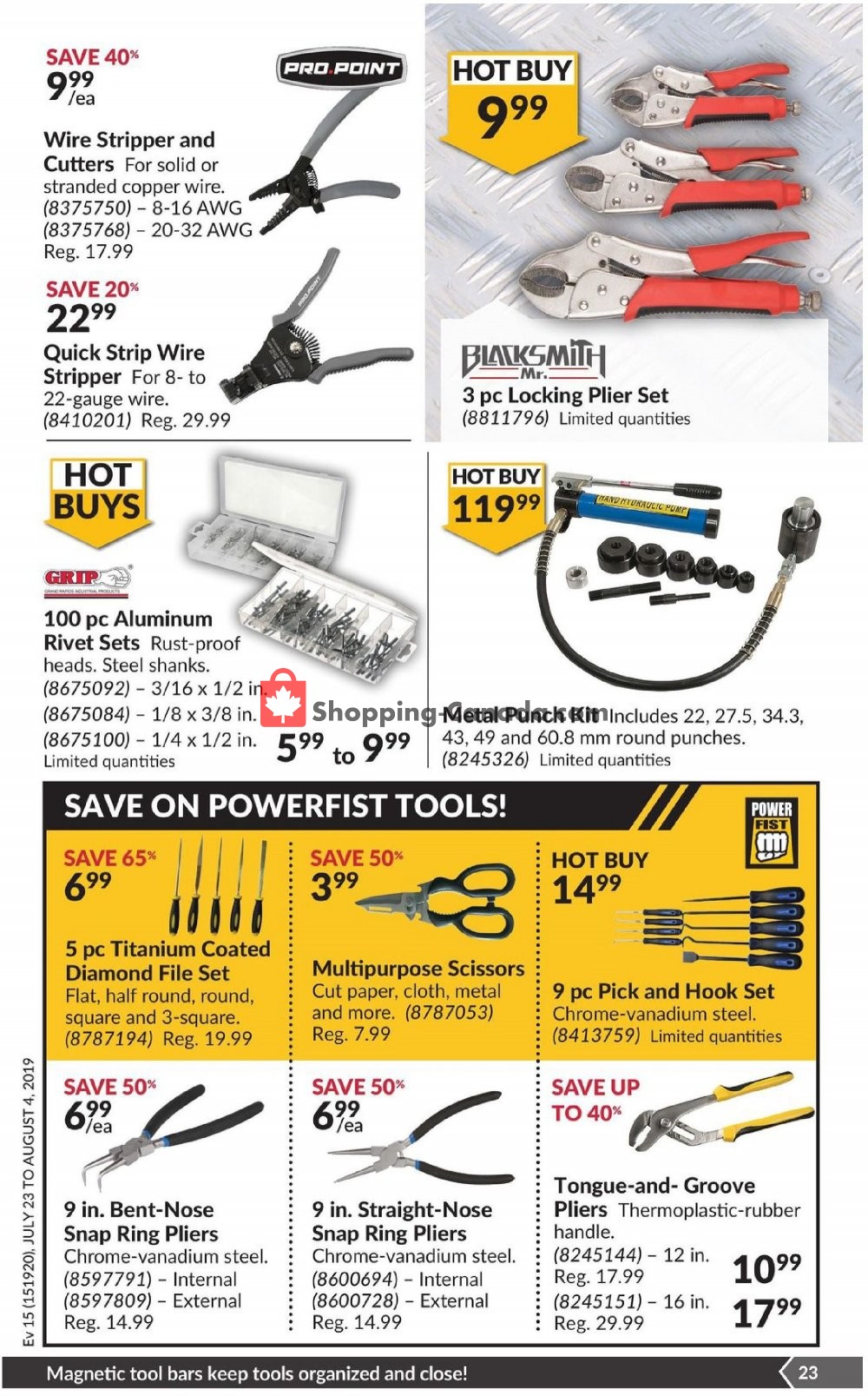 Princess Auto flyer from Tuesday July 23, 2019 to Sunday August 4, 2019 - page 24