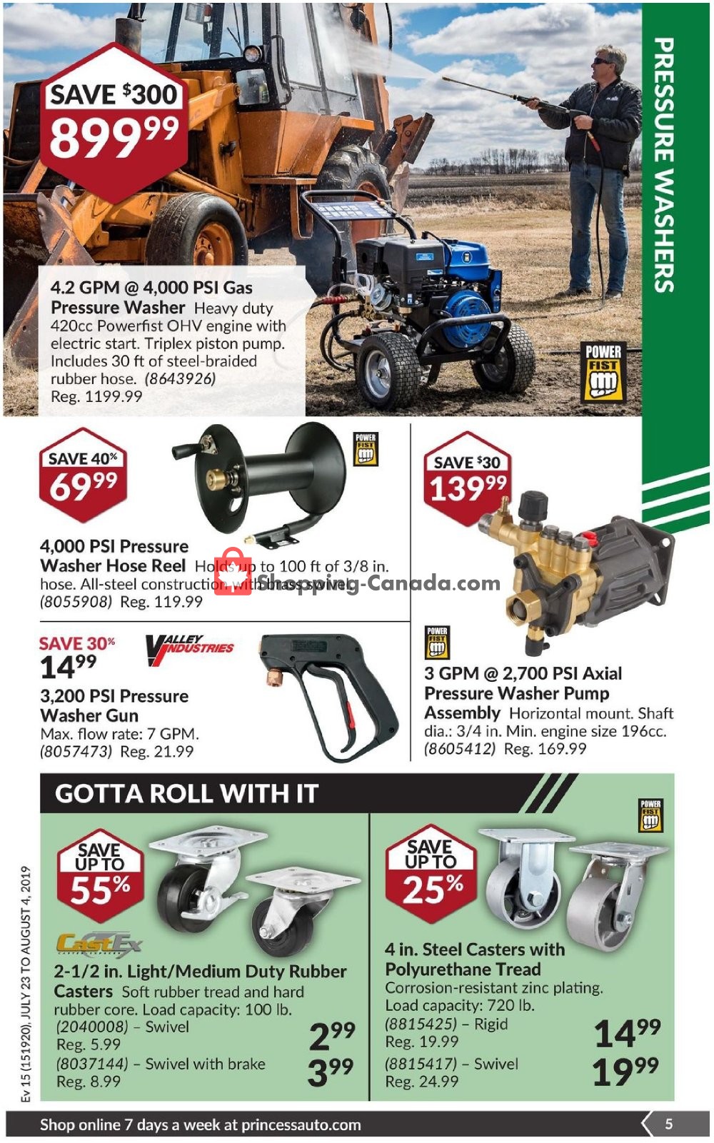 Princess Auto flyer from Tuesday July 23, 2019 to Sunday August 4, 2019 - page 6