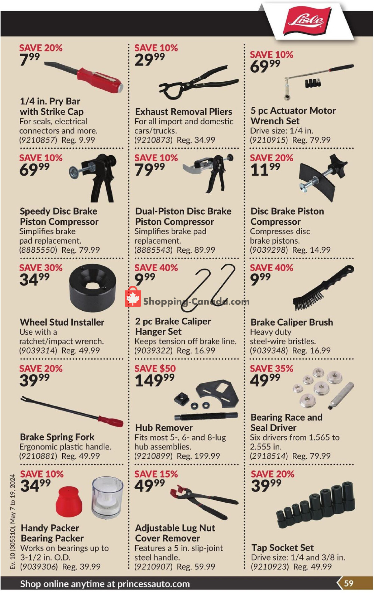 Princess Auto flyer from Tuesday May 7, 2024 to Sunday May 19, 2024 - page 64