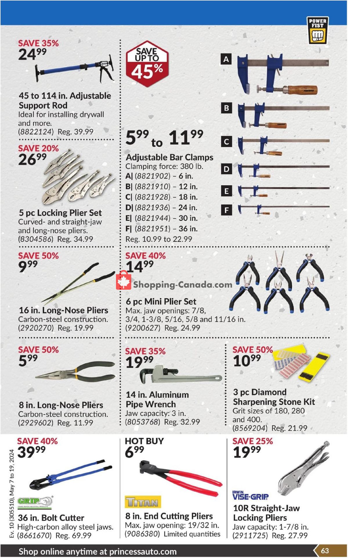 Princess Auto flyer from Tuesday May 7, 2024 to Sunday May 19, 2024 - page 68