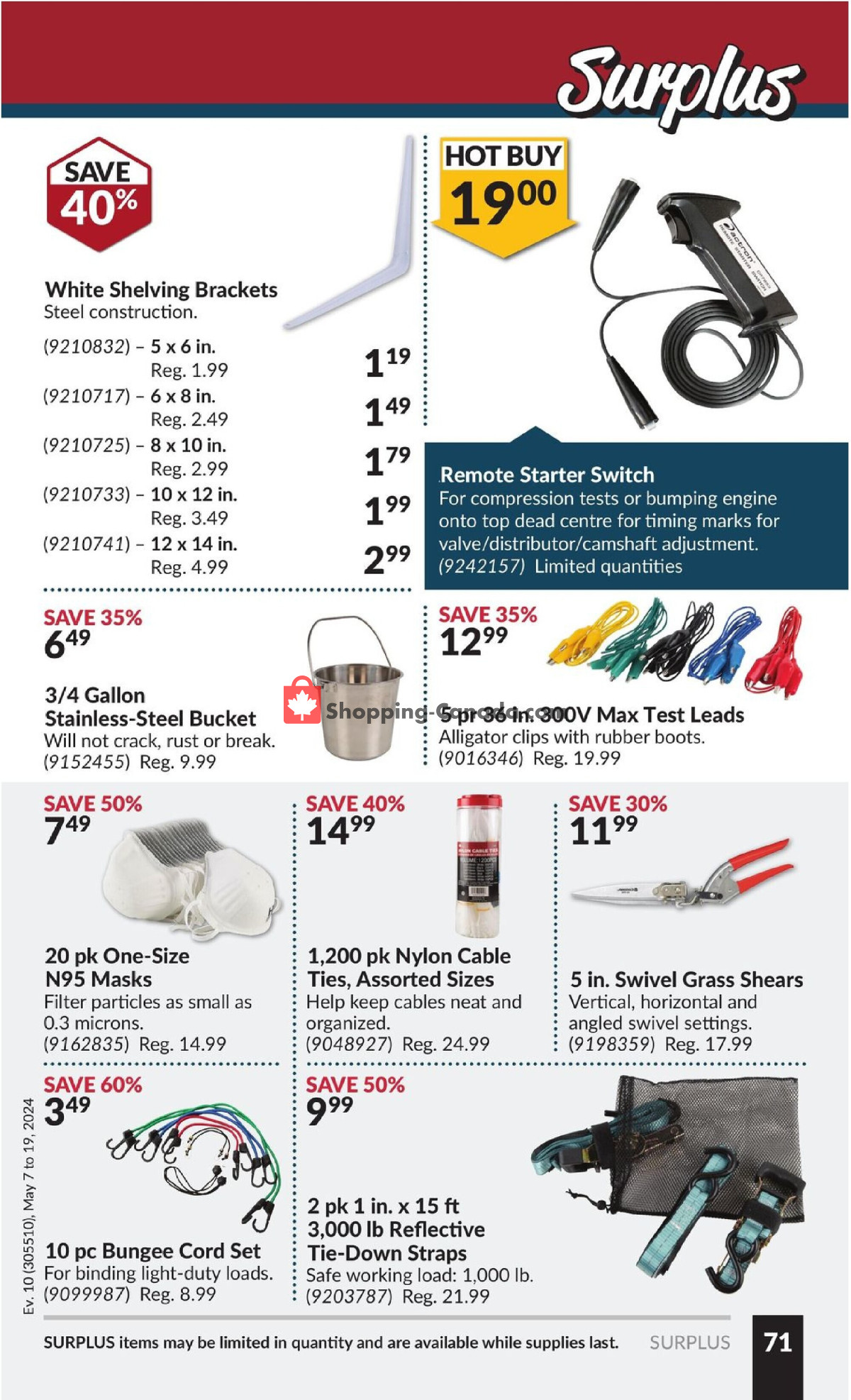 Princess Auto flyer from Tuesday May 7, 2024 to Sunday May 19, 2024 - page 76