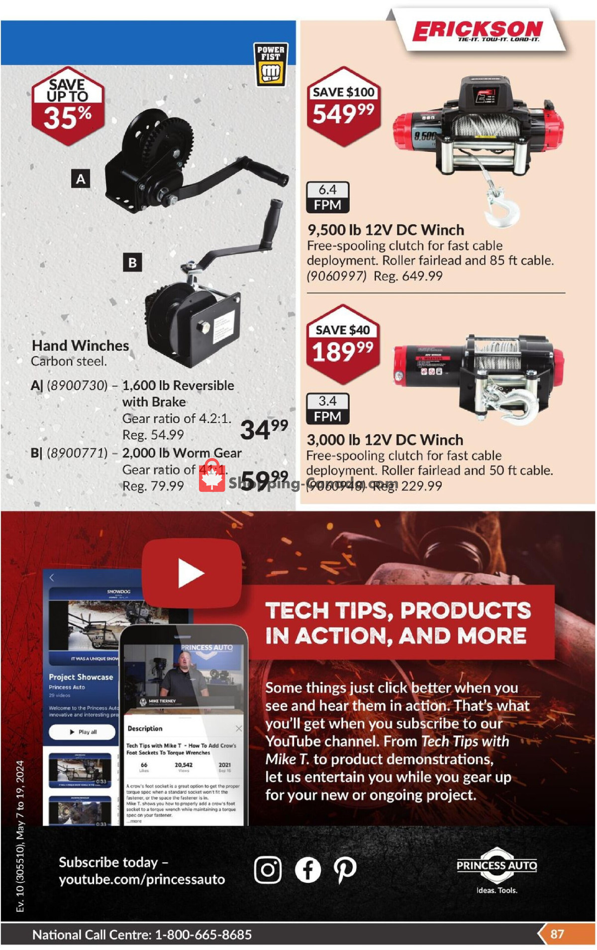 Princess Auto flyer from Tuesday May 7, 2024 to Sunday May 19, 2024 - page 92