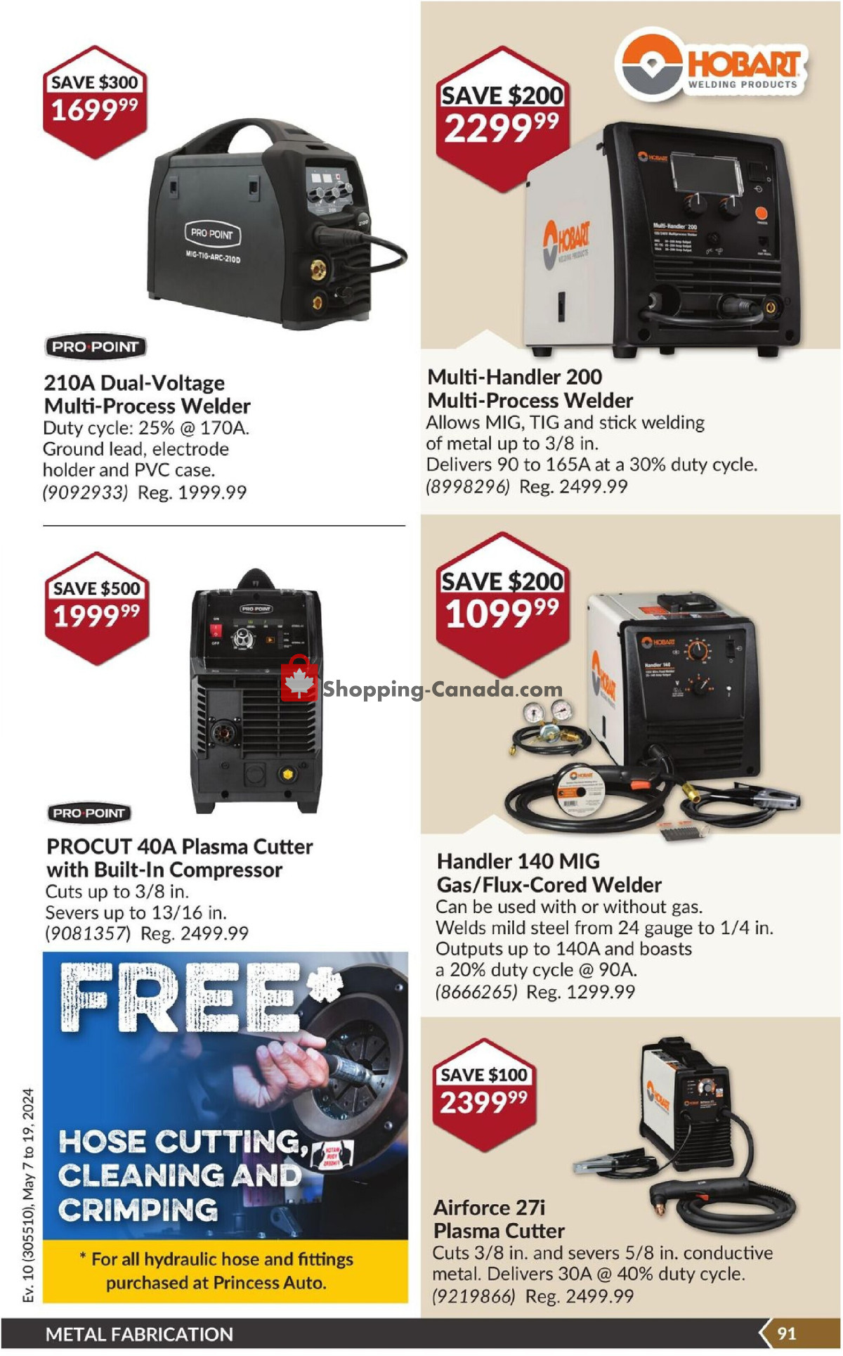 Princess Auto flyer from Tuesday May 7, 2024 to Sunday May 19, 2024 - page 96