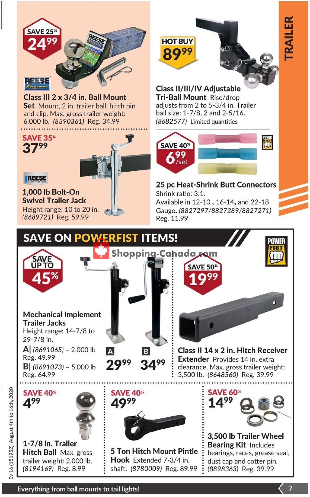 Princess Auto flyer from Tuesday August 4, 2020 to Sunday August 16, 2020 - page 13