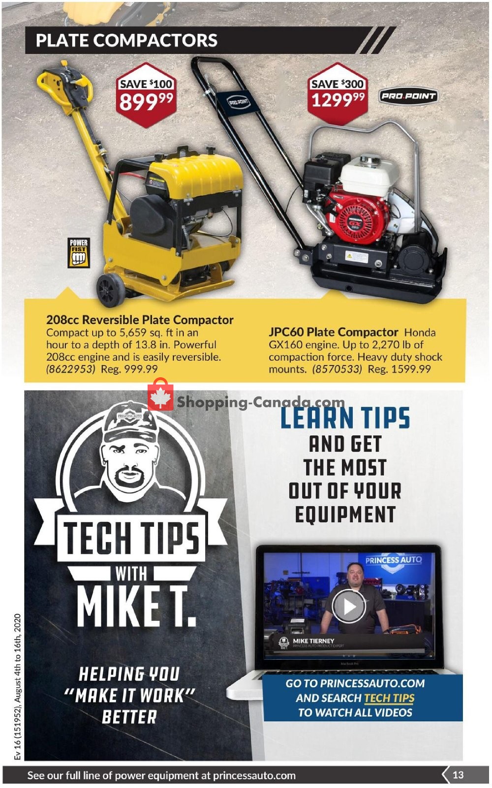 Princess Auto flyer from Tuesday August 4, 2020 to Sunday August 16, 2020 - page 19
