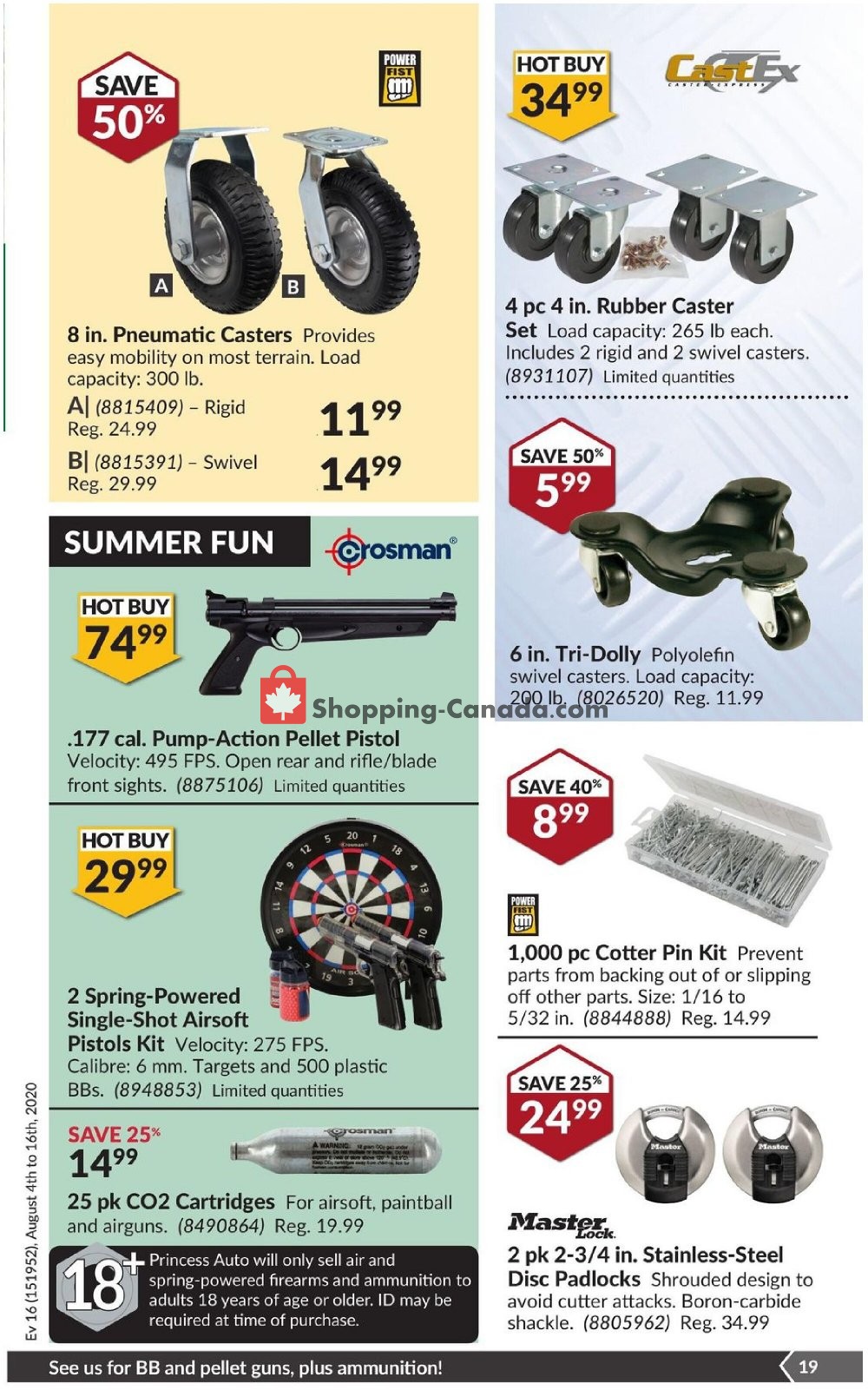 Princess Auto flyer from Tuesday August 4, 2020 to Sunday August 16, 2020 - page 25