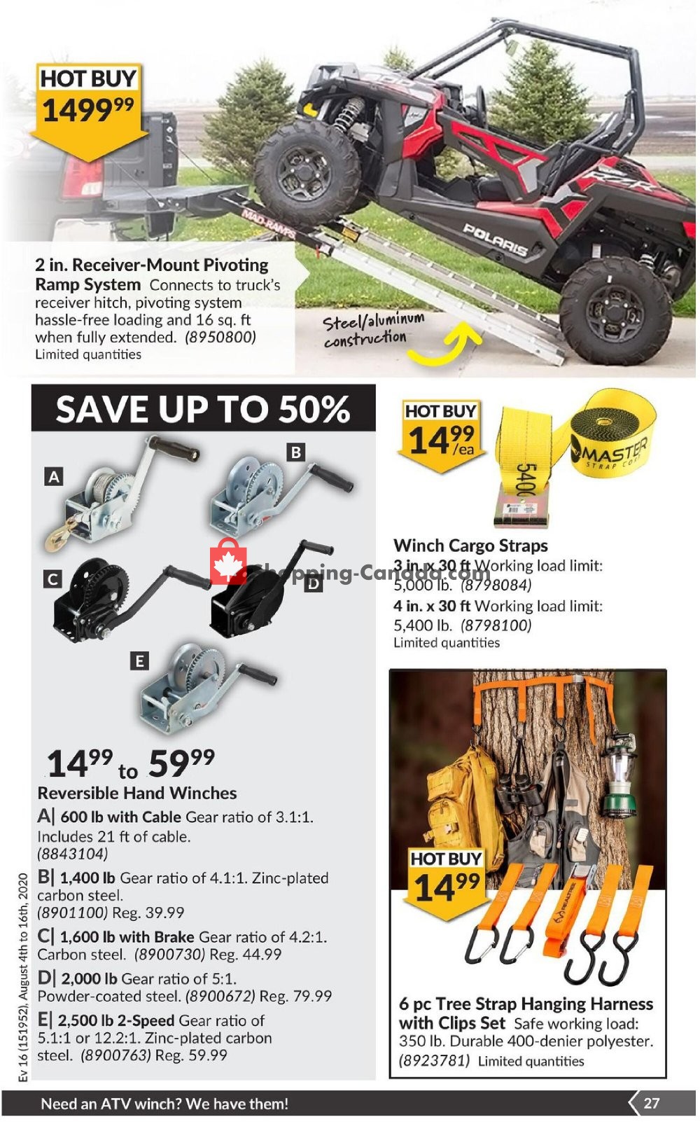 Princess Auto flyer from Tuesday August 4, 2020 to Sunday August 16, 2020 - page 33