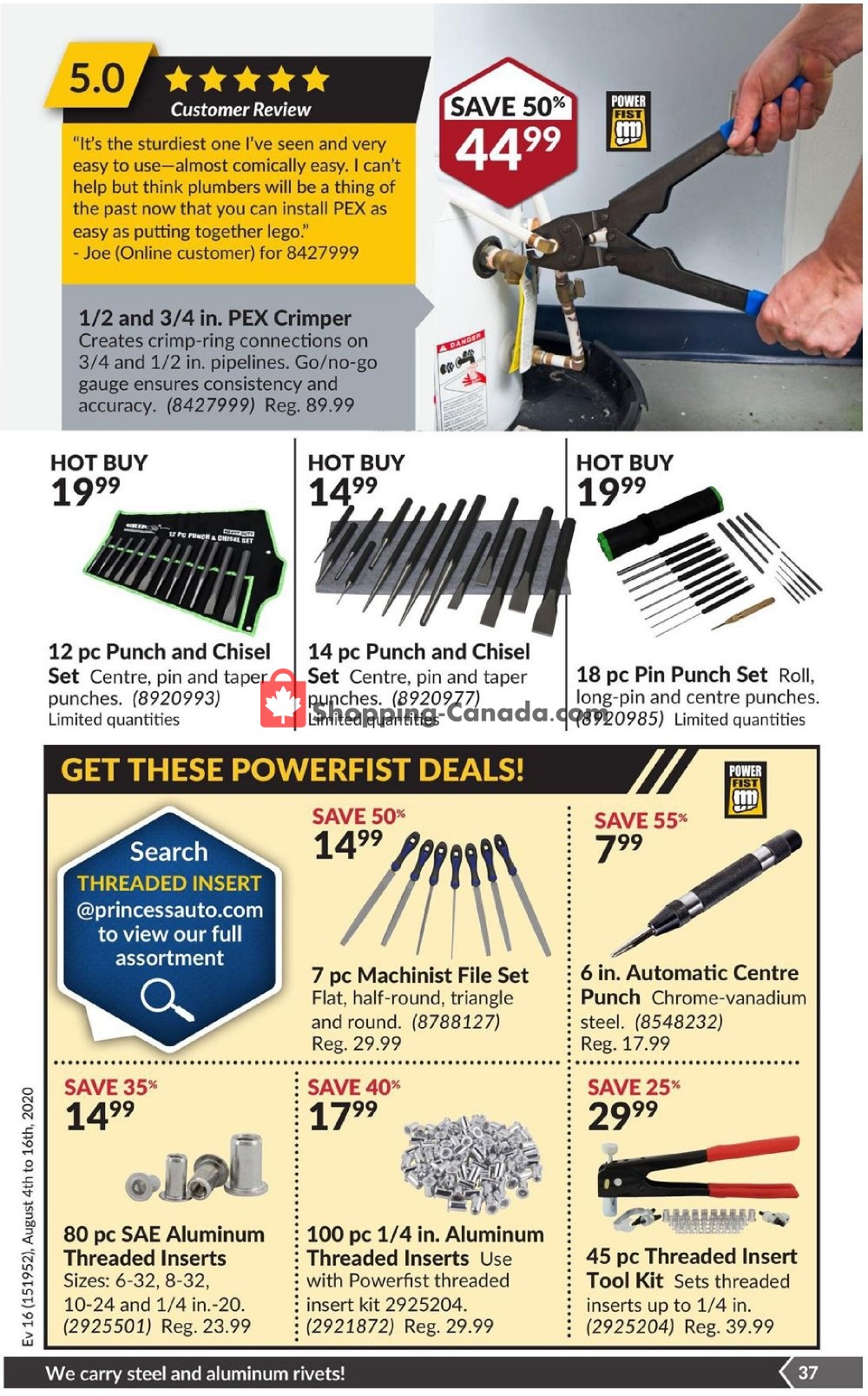 Princess Auto flyer from Tuesday August 4, 2020 to Sunday August 16, 2020 - page 43