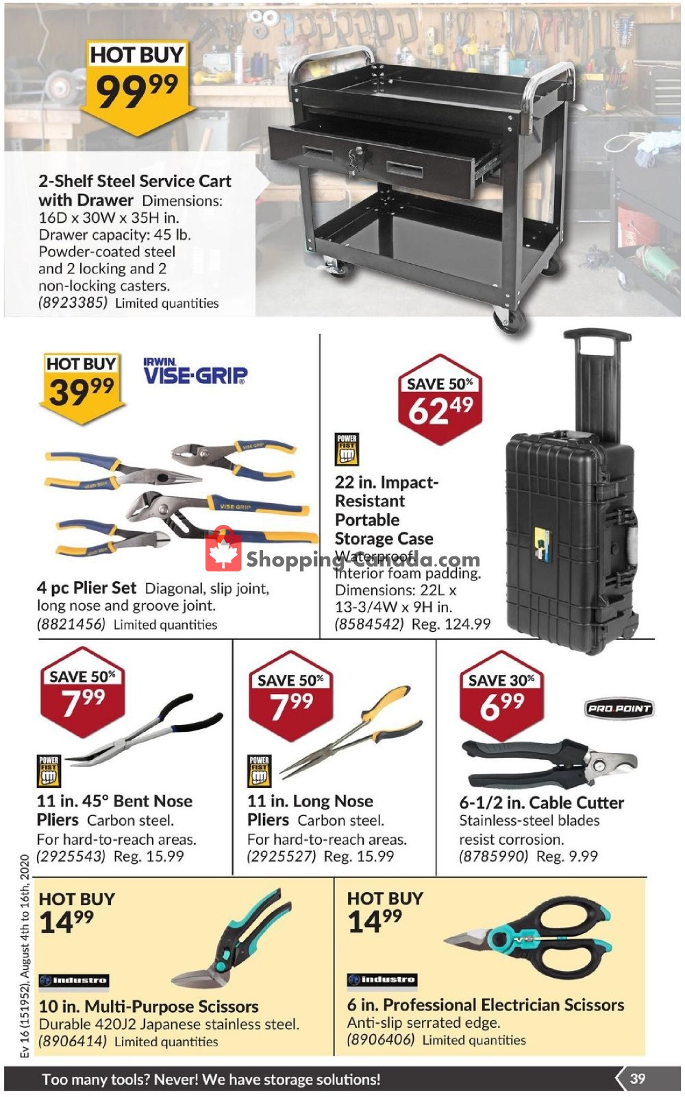 Princess Auto flyer from Tuesday August 4, 2020 to Sunday August 16, 2020 - page 45