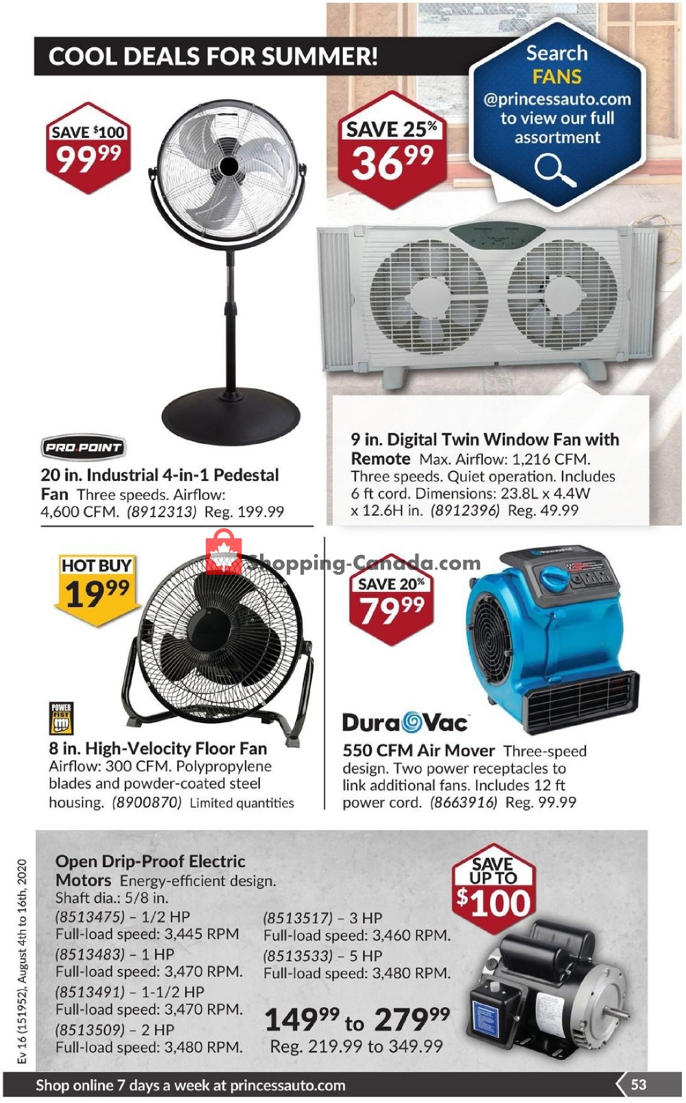 Princess Auto flyer from Tuesday August 4, 2020 to Sunday August 16, 2020 - page 59