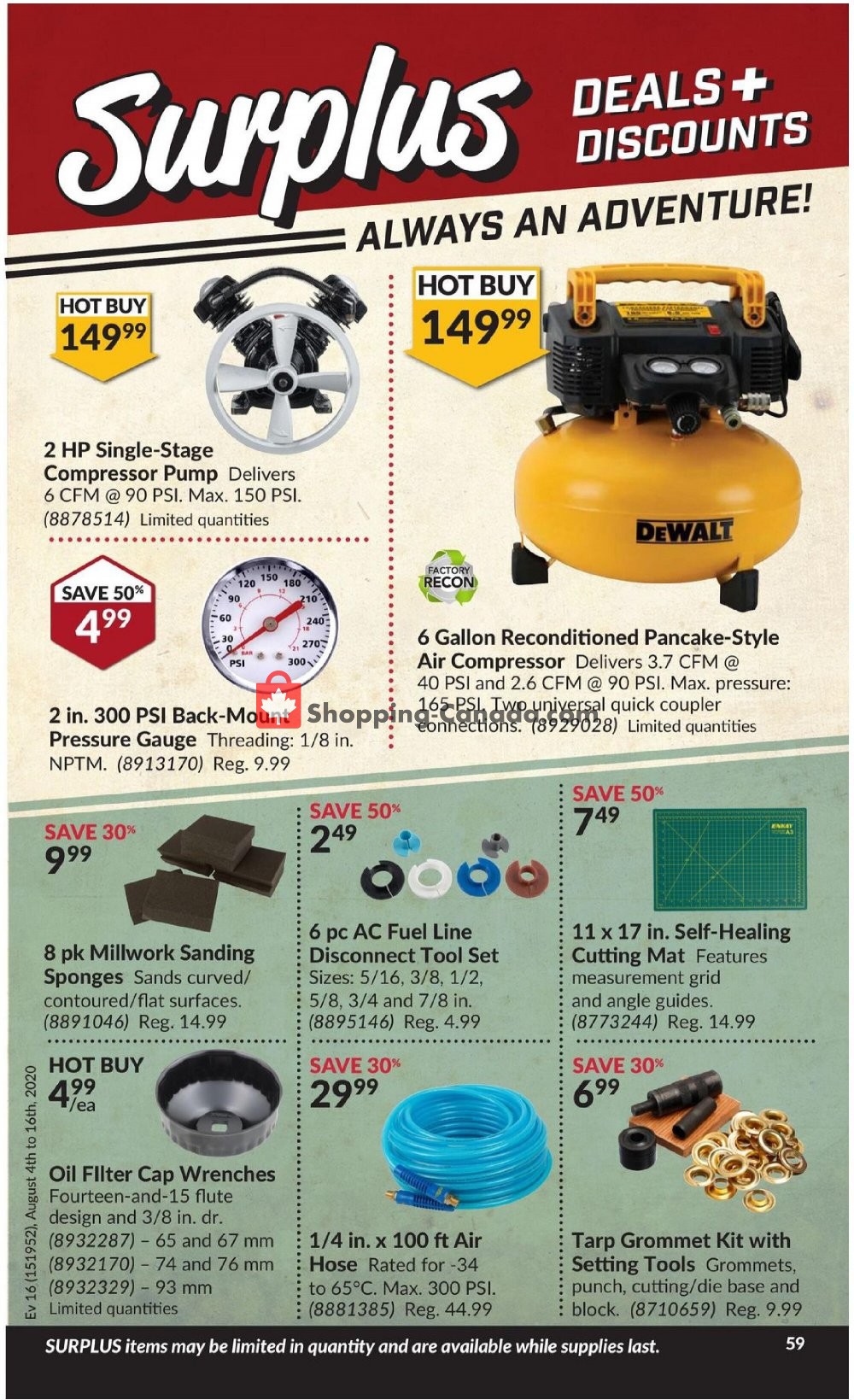 Princess Auto flyer from Tuesday August 4, 2020 to Sunday August 16, 2020 - page 65
