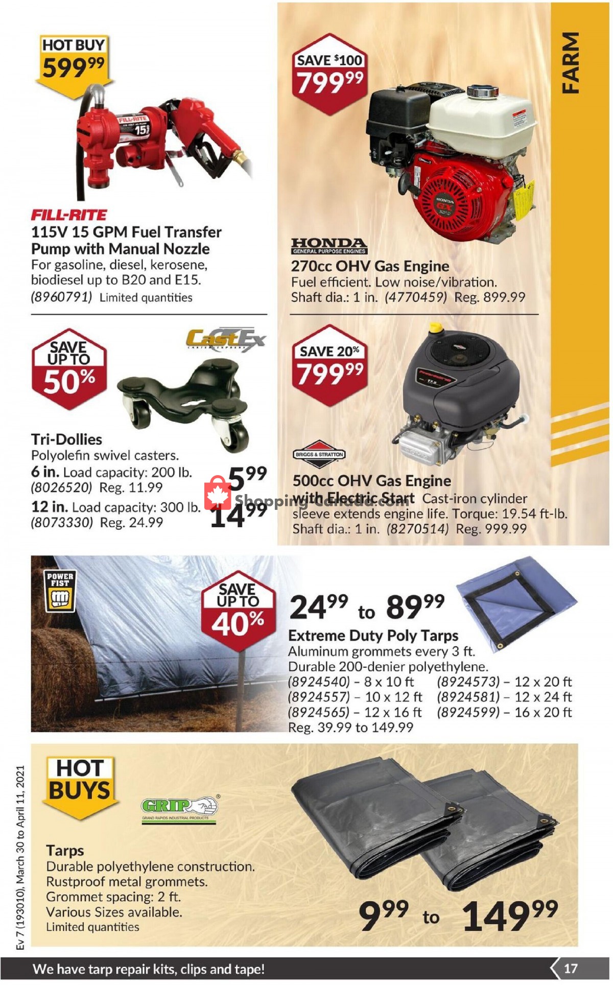 Princess Auto flyer from Tuesday March 30, 2021 to Sunday April 11, 2021 - page 22