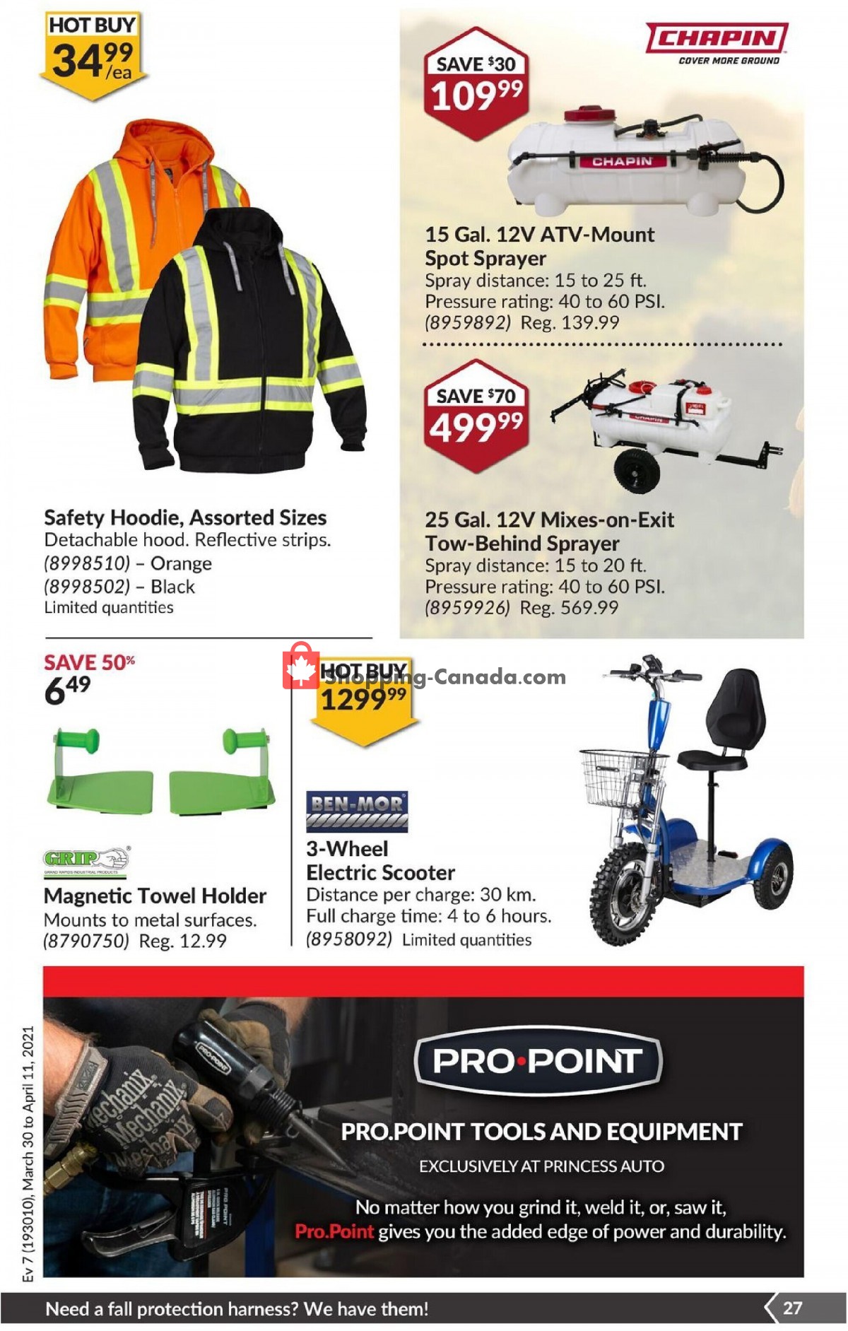 Princess Auto flyer from Tuesday March 30, 2021 to Sunday April 11, 2021 - page 32