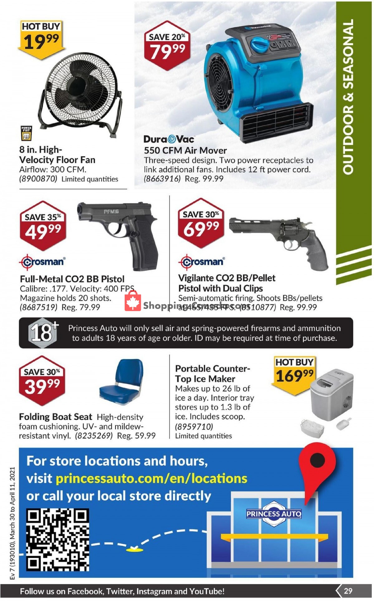 Princess Auto flyer from Tuesday March 30, 2021 to Sunday April 11, 2021 - page 34