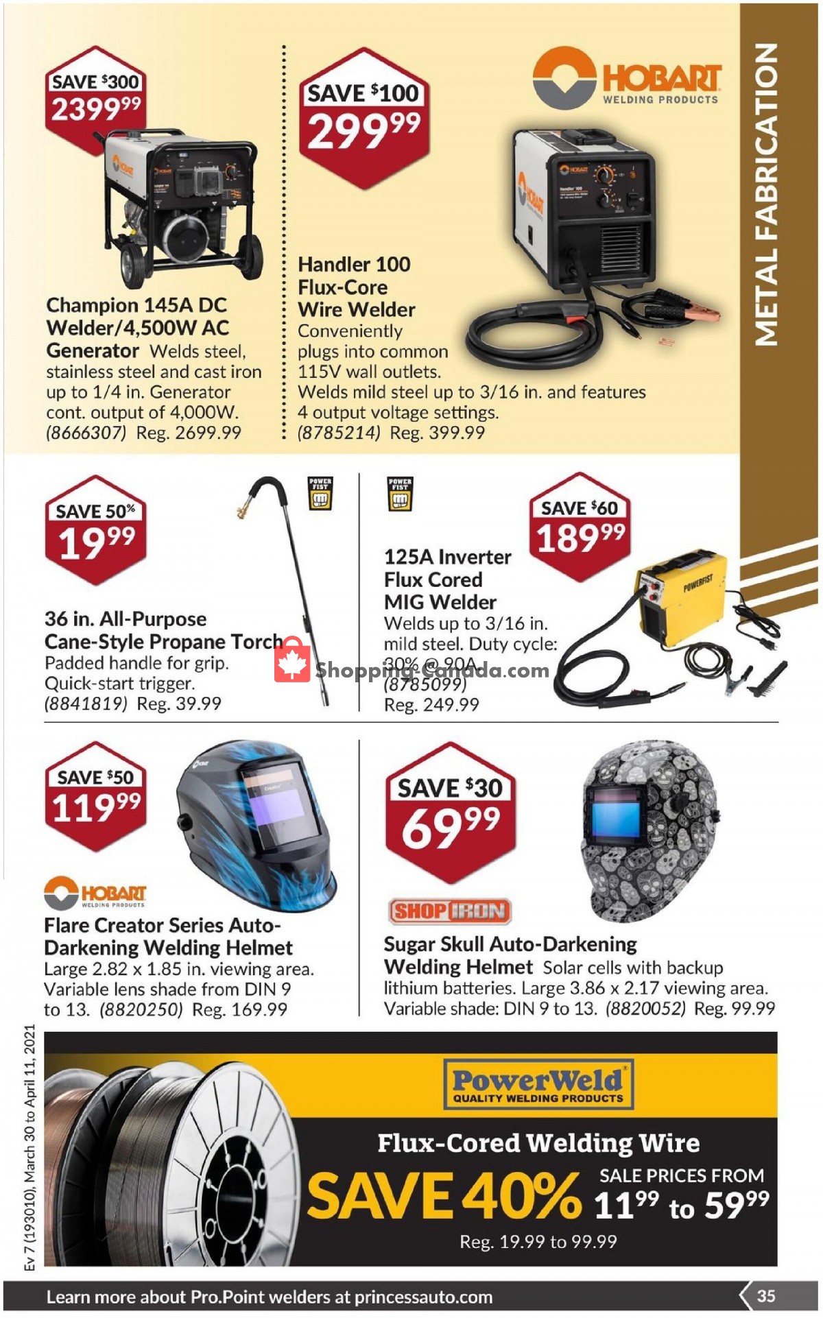 Princess Auto flyer from Tuesday March 30, 2021 to Sunday April 11, 2021 - page 40
