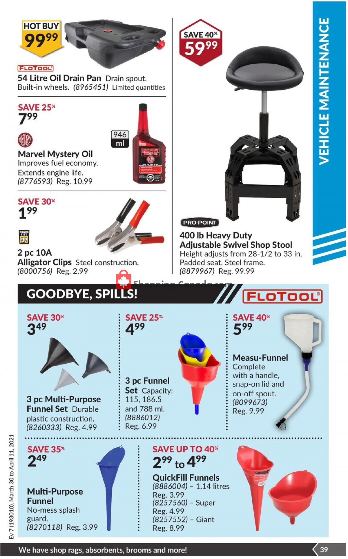 Princess Auto flyer from Tuesday March 30, 2021 to Sunday April 11, 2021 - page 44