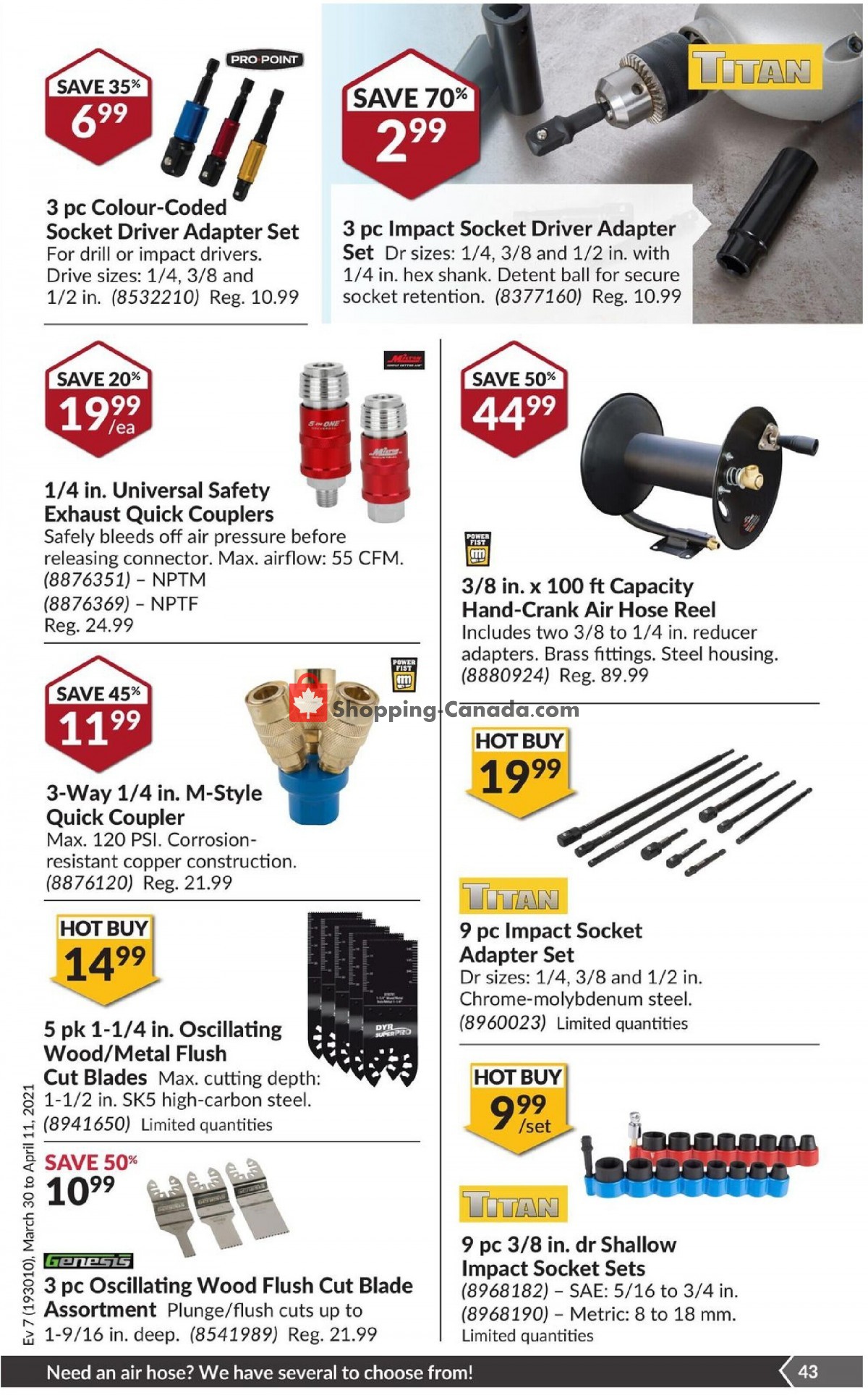 Princess Auto flyer from Tuesday March 30, 2021 to Sunday April 11, 2021 - page 48