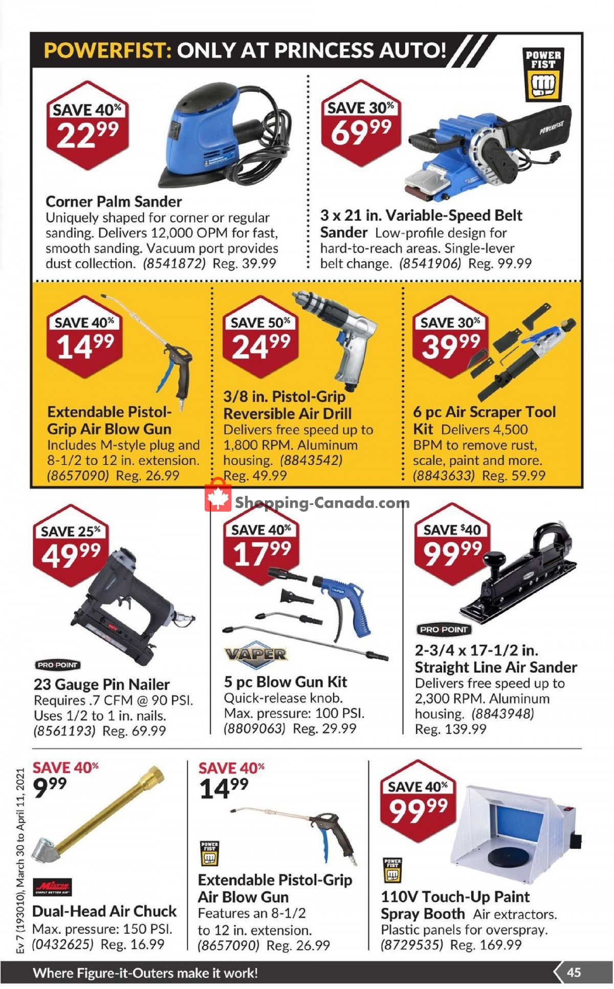 Princess Auto flyer from Tuesday March 30, 2021 to Sunday April 11, 2021 - page 50