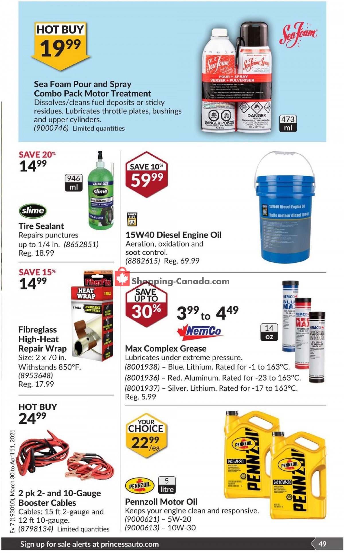 Princess Auto flyer from Tuesday March 30, 2021 to Sunday April 11, 2021 - page 54
