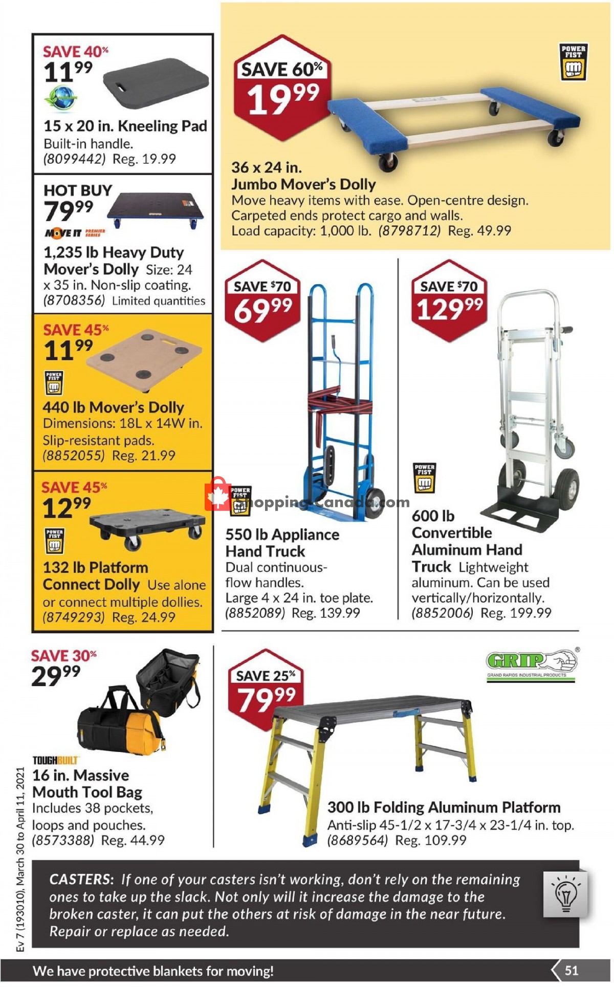 Princess Auto flyer from Tuesday March 30, 2021 to Sunday April 11, 2021 - page 56