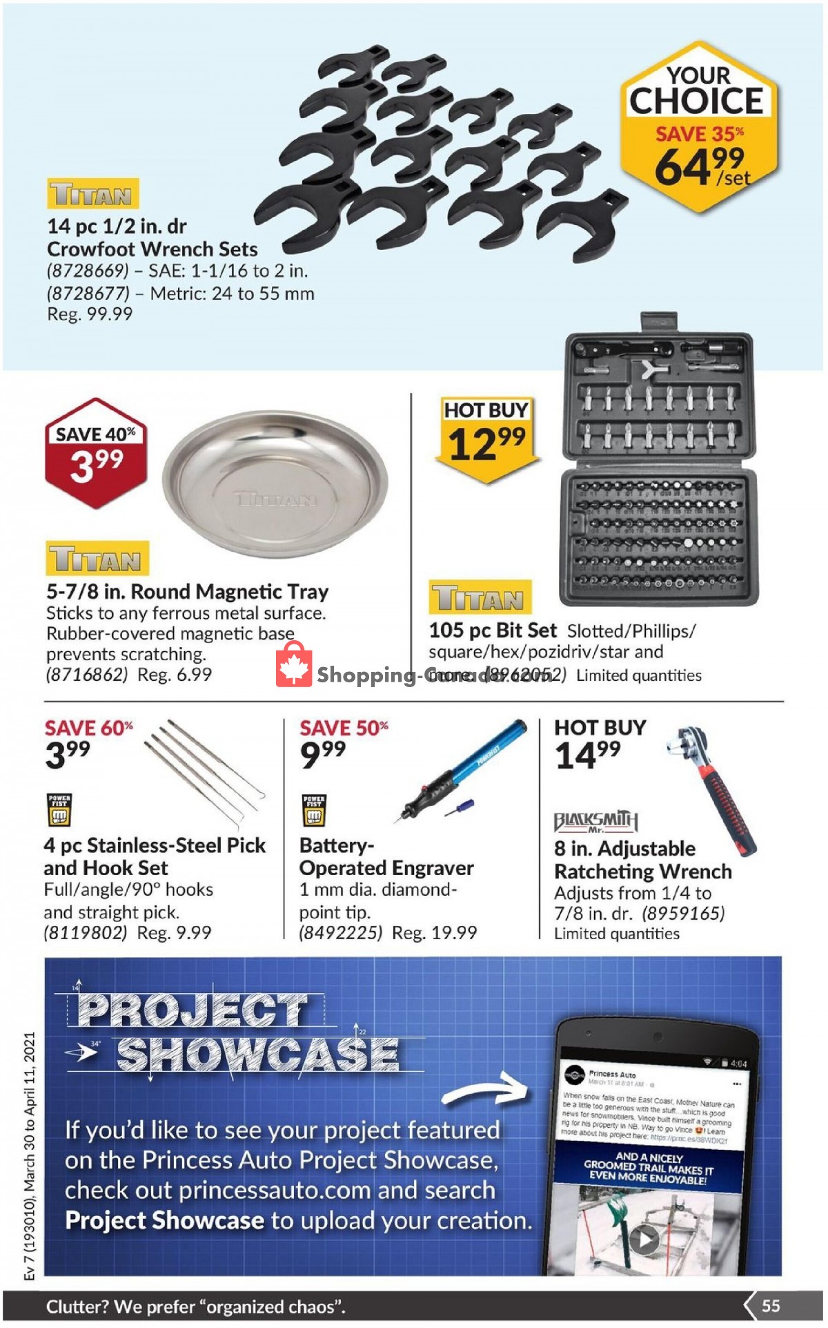 Princess Auto flyer from Tuesday March 30, 2021 to Sunday April 11, 2021 - page 60