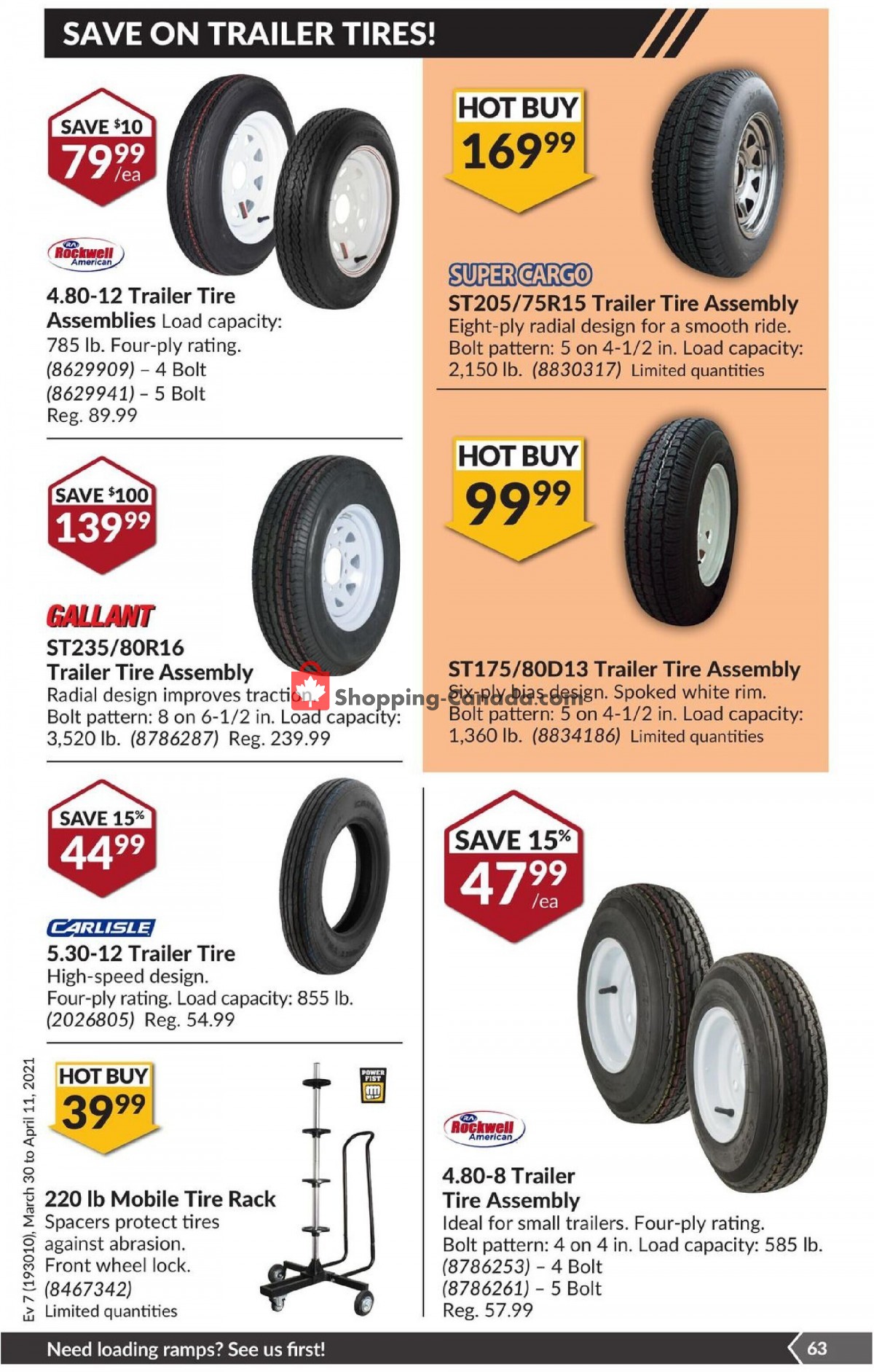 Princess Auto flyer from Tuesday March 30, 2021 to Sunday April 11, 2021 - page 68