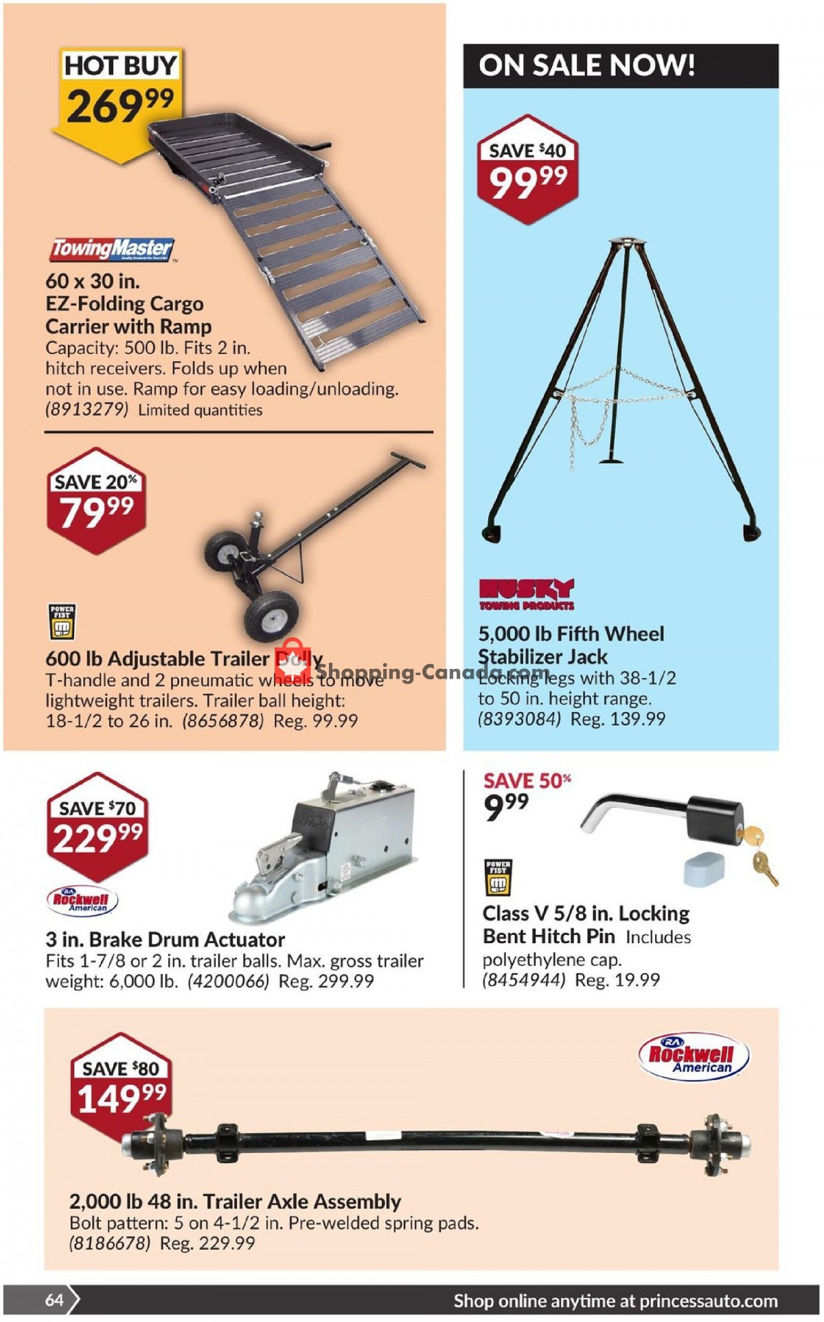 Princess Auto flyer from Tuesday March 30, 2021 to Sunday April 11, 2021 - page 69