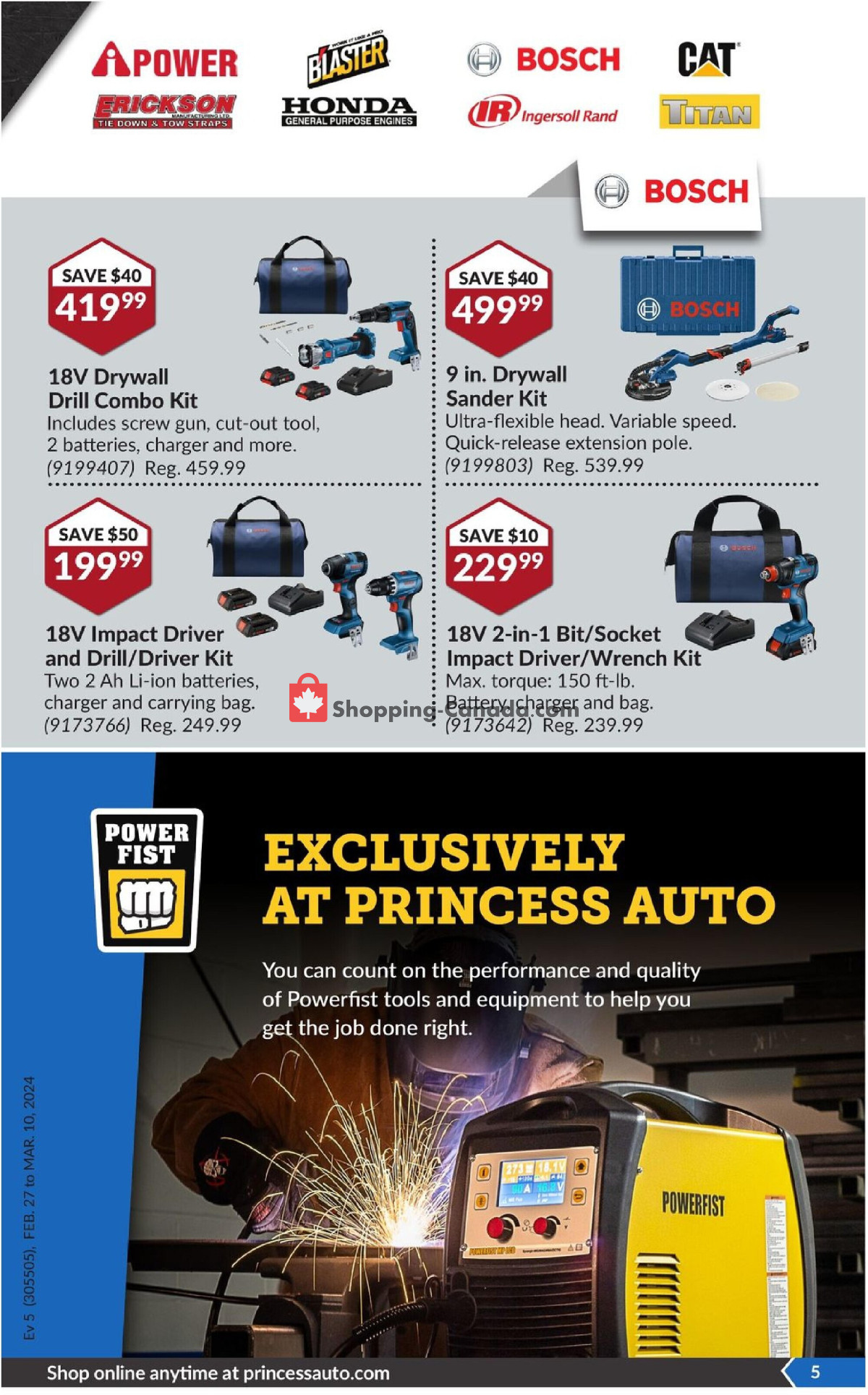 Princess Auto flyer from Tuesday February 27, 2024 to Sunday March 10, 2024 - page 10